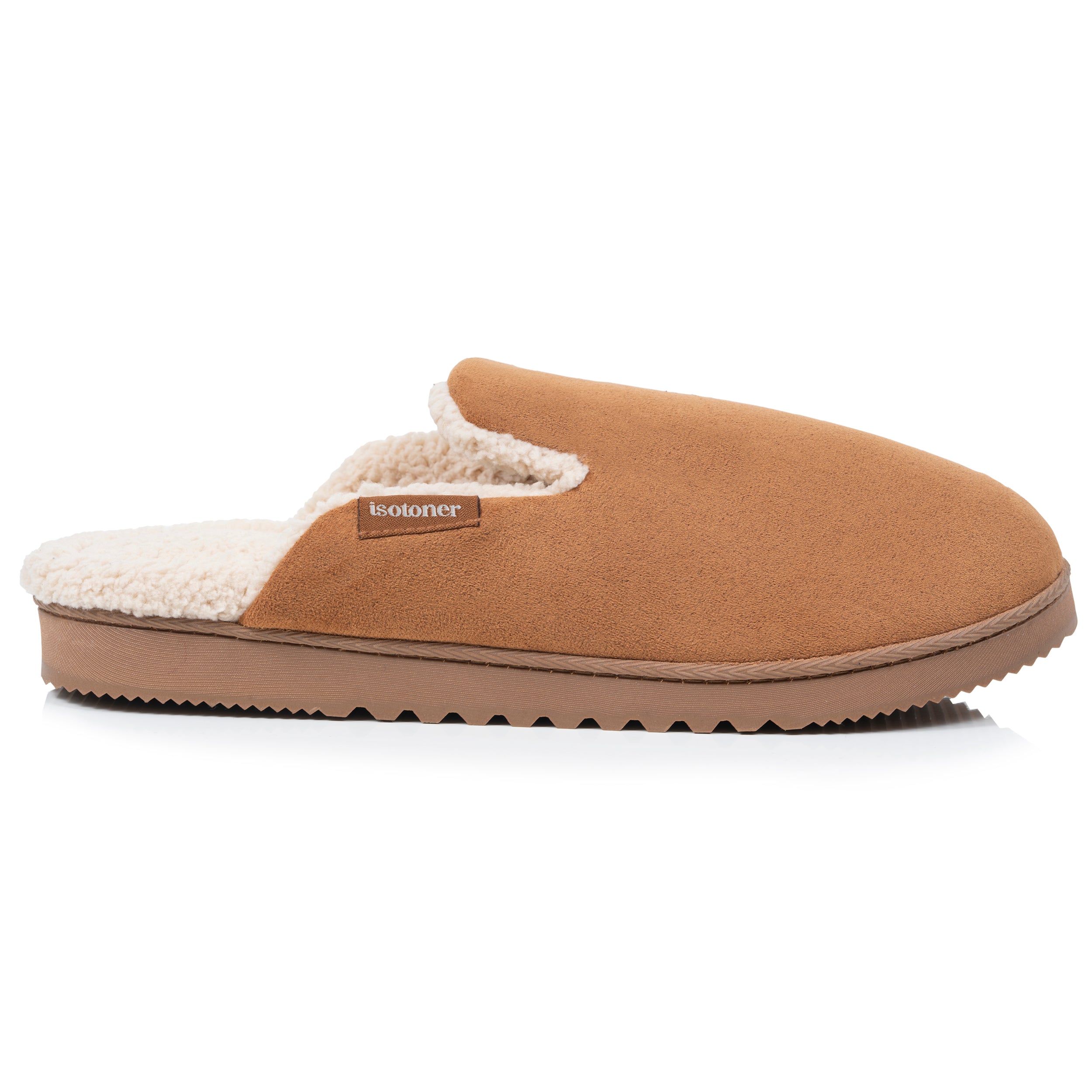 isotoner-chaussons-mules-homme-camel-sherpa image 8