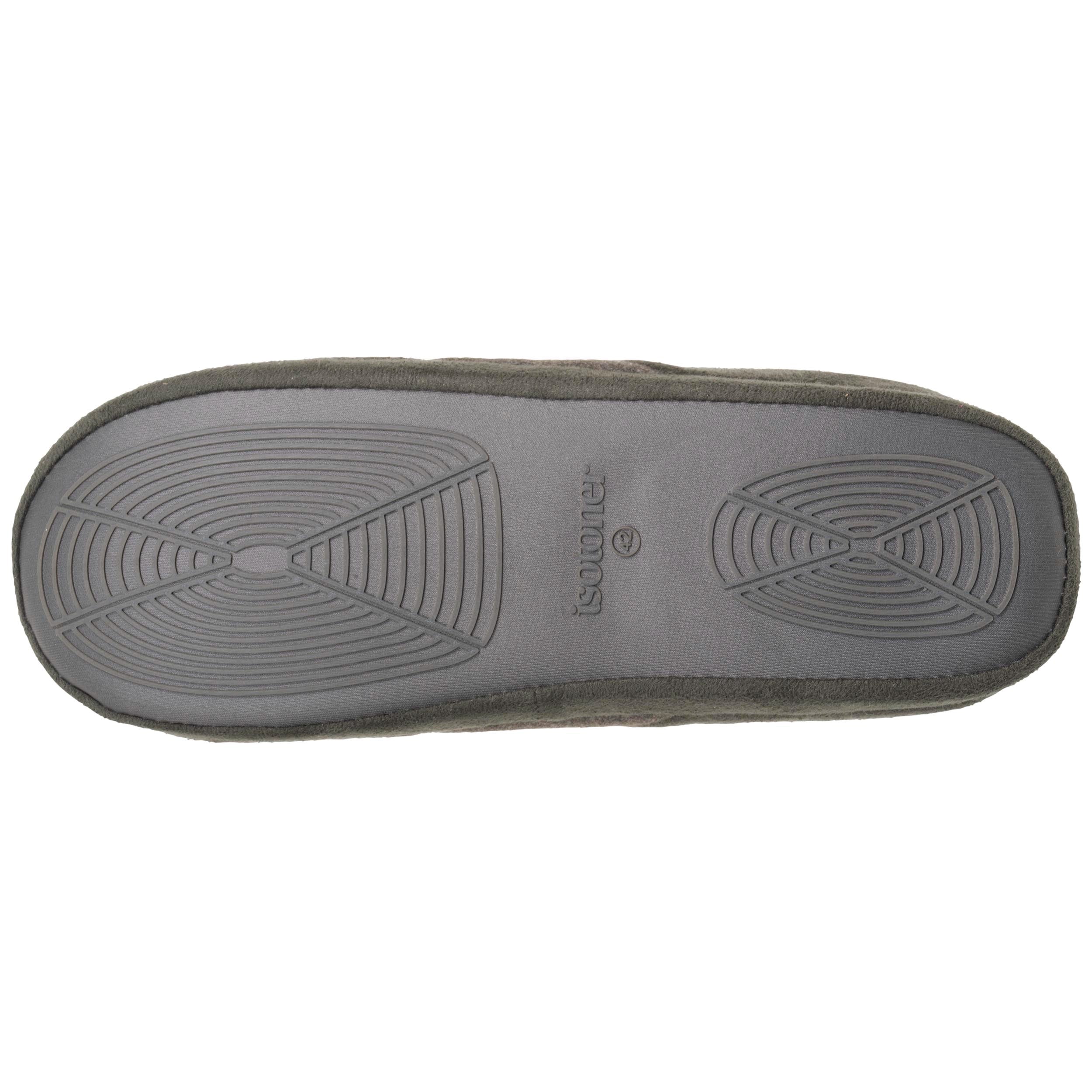 isotoner-chaussons-mules-homme-polaire-kaki-chin image 5