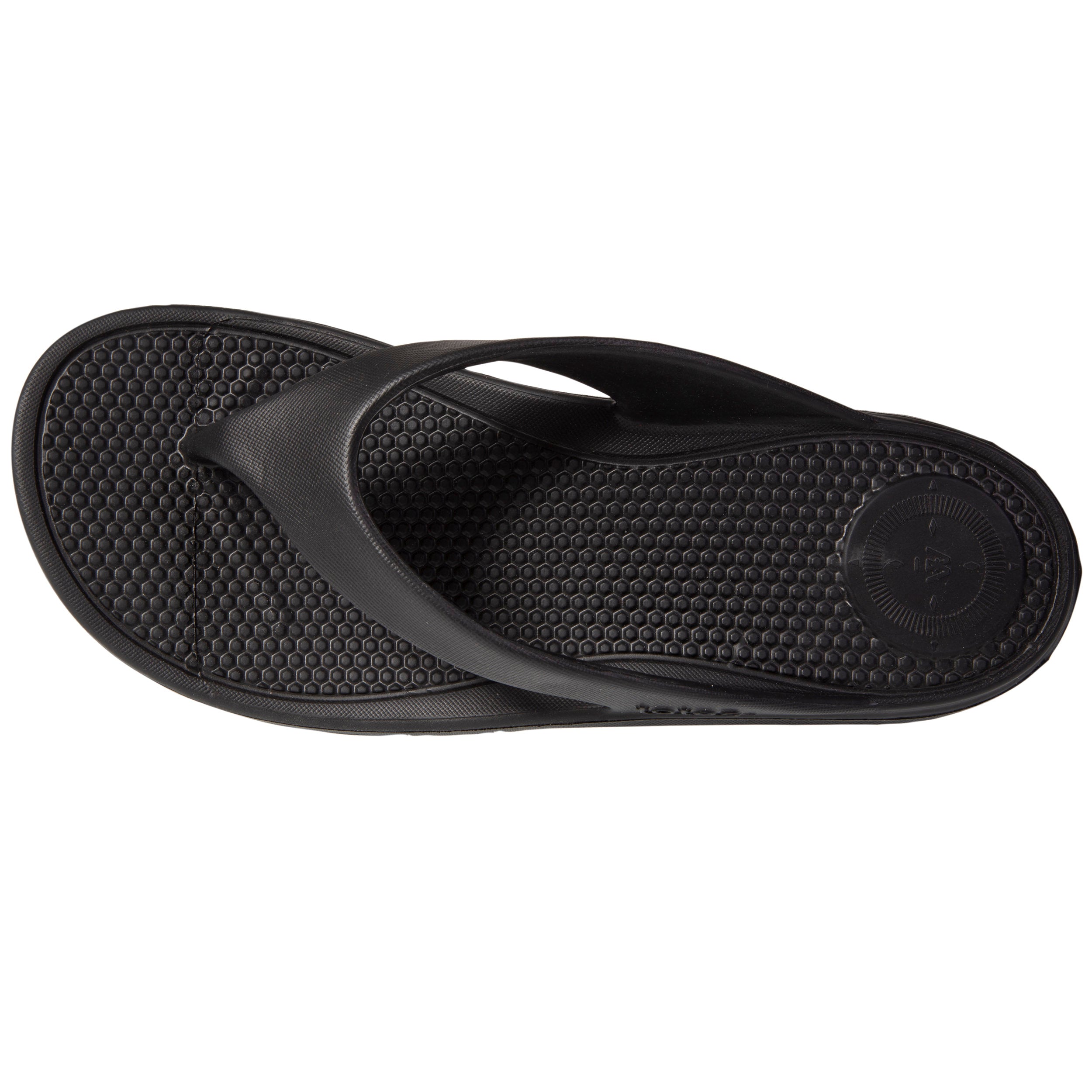 isotoner-tongs-femme-confort-noir-semelle-everywear image 3