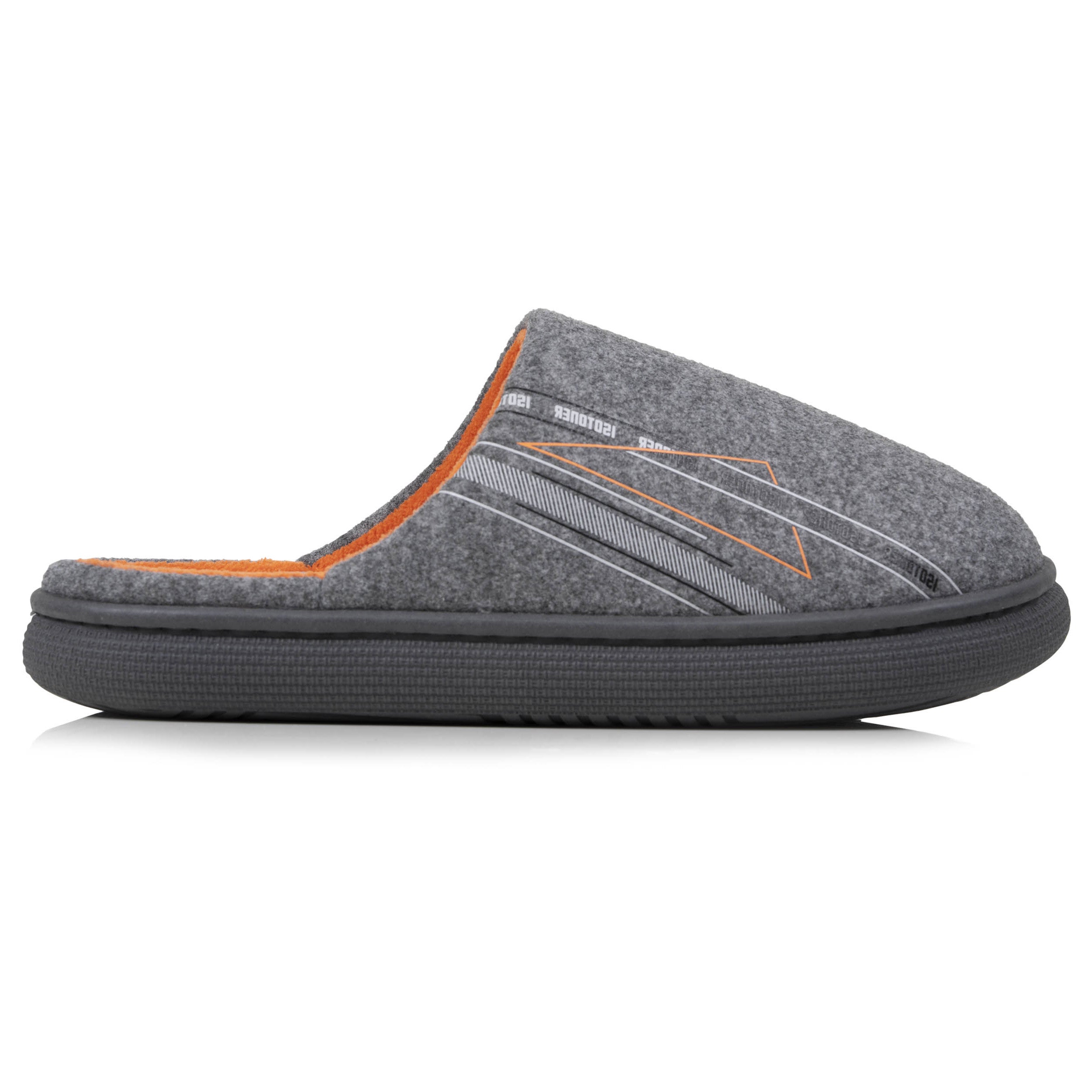 isotoner-chaussons-mules-homme-bloup-gris-chin-2 image 8