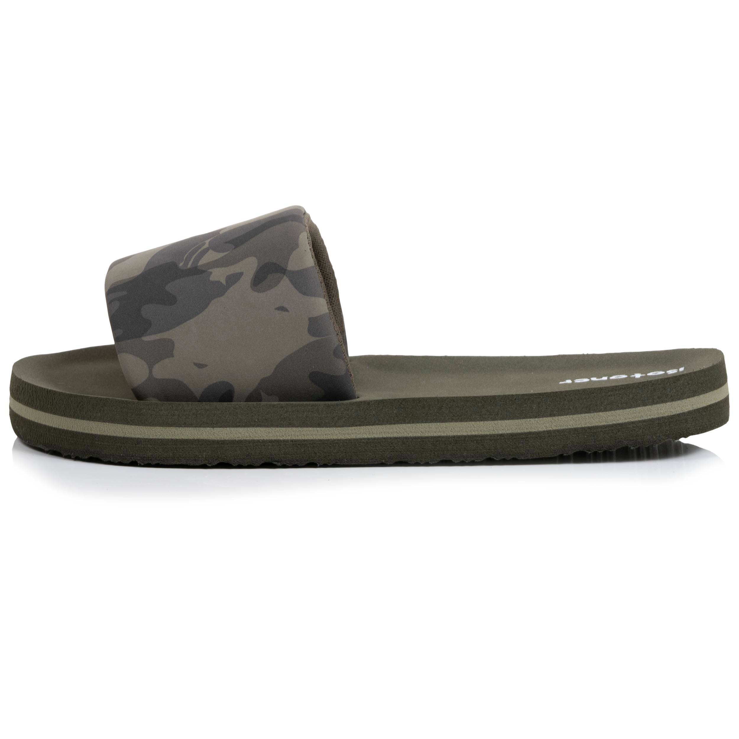 isotoner-mules-claquettes-enfant-camouflage-kaki image 3