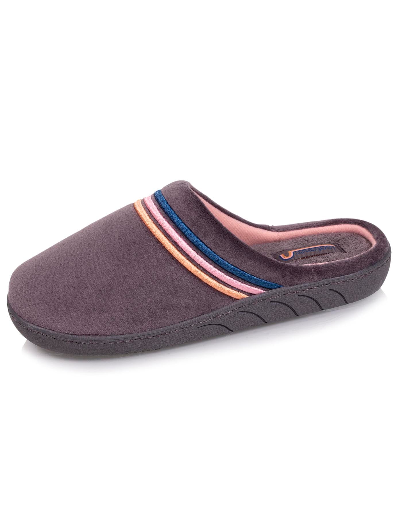 isotoner-chaussons-mules-junior-arc-en-ciel-velours image 6