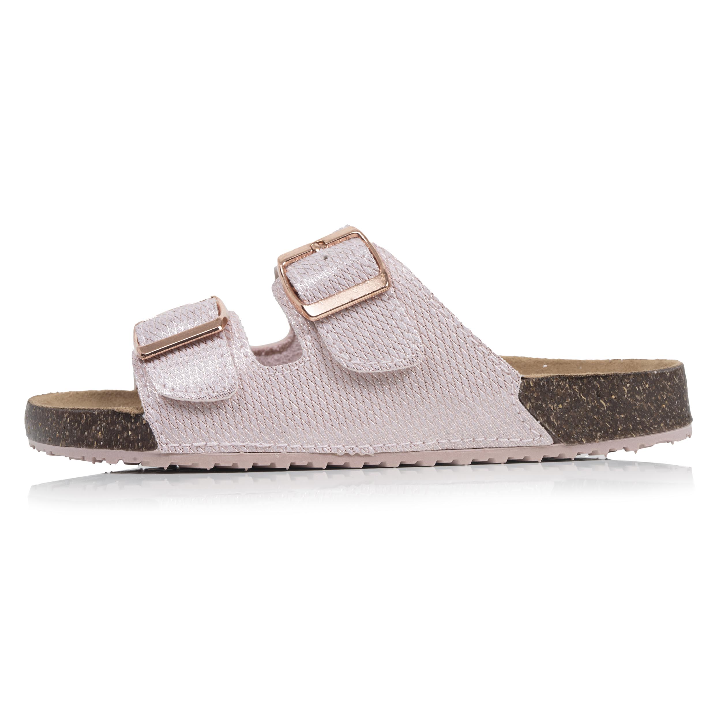 isotoner-mules-sandales-enfant-double-bride-rose image 3