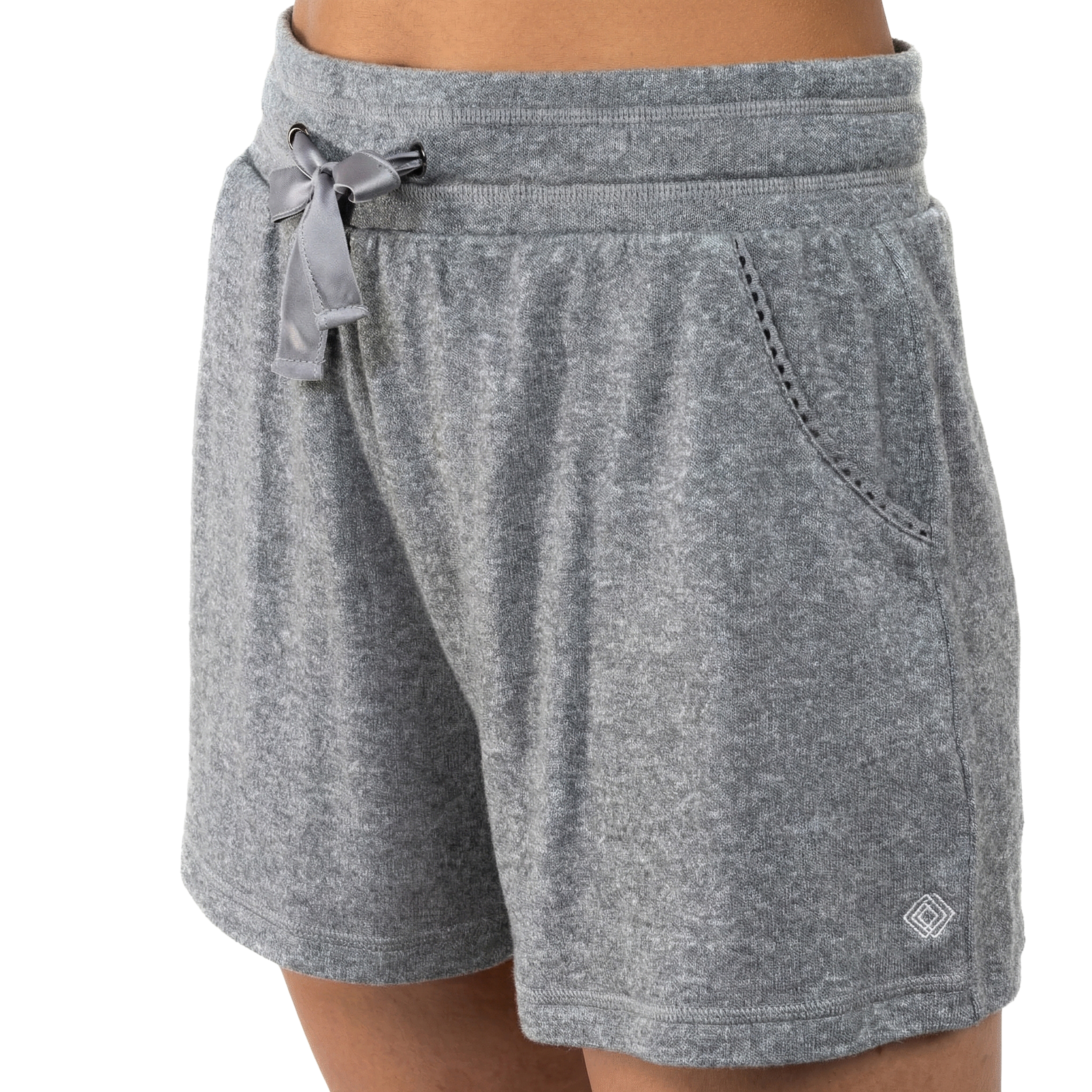 isotoner-short-femme-gris-viscose-ecovero-nuit image 8