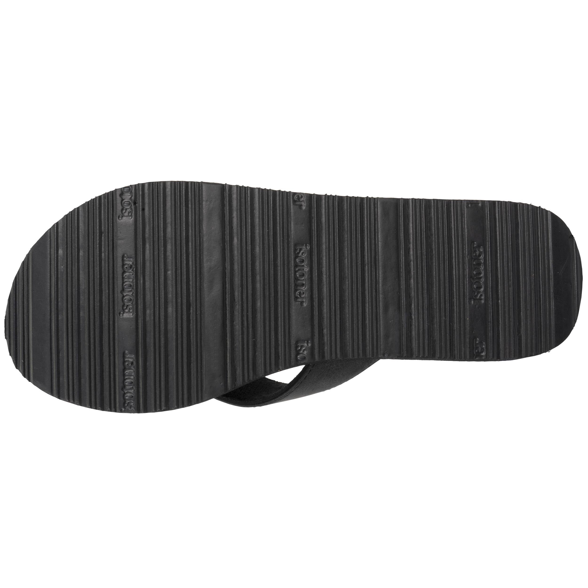 isotoner-tongs-homme-tige-large-sport-noir image 4