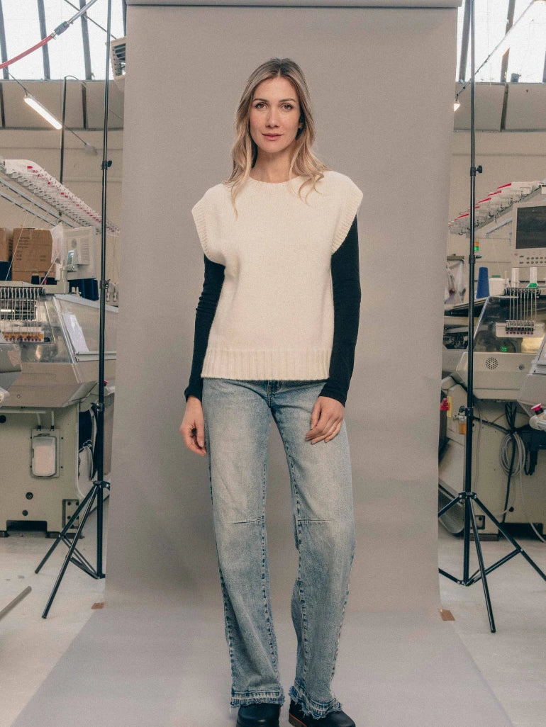 pipolaki-pull-sans-manche-barbara-femme-laine-et-baby-alpaga-3d image 4