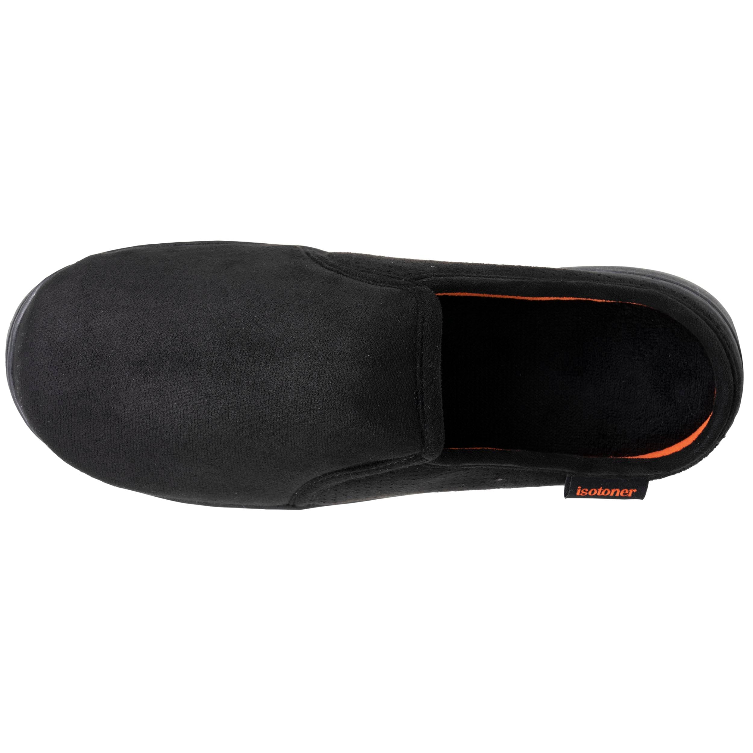 isotoner-chaussons-mules-homme-noir-perfor-es-su-dine-semelle-sport image 2