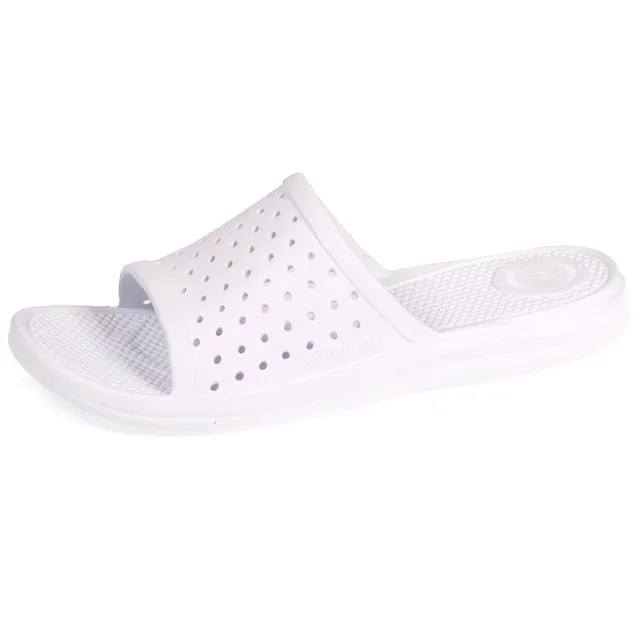 isotoner-mules-claquettes-femme-ajour-es-blanc-everywear image 1