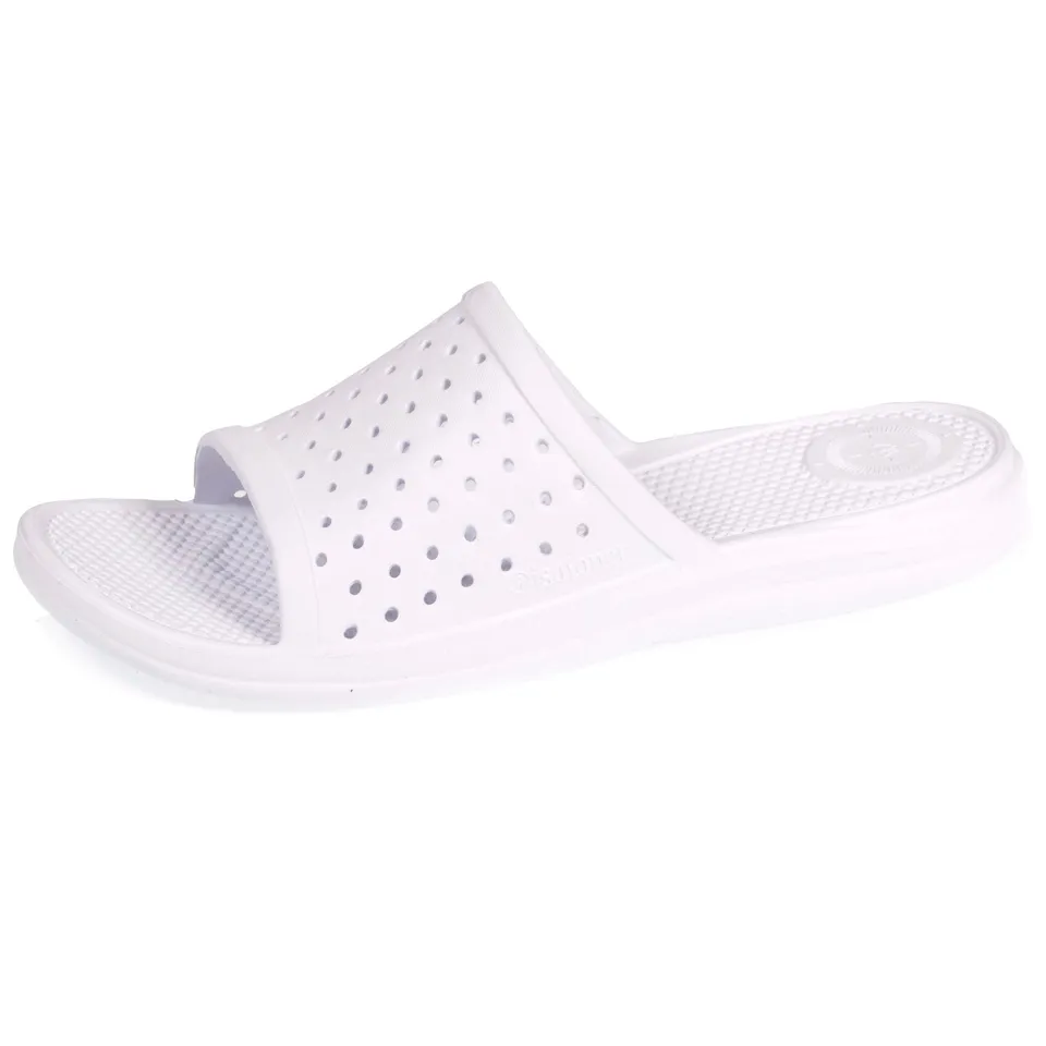 isotoner-mules-claquettes-femme-ajour-es-blanc-everywear image 1