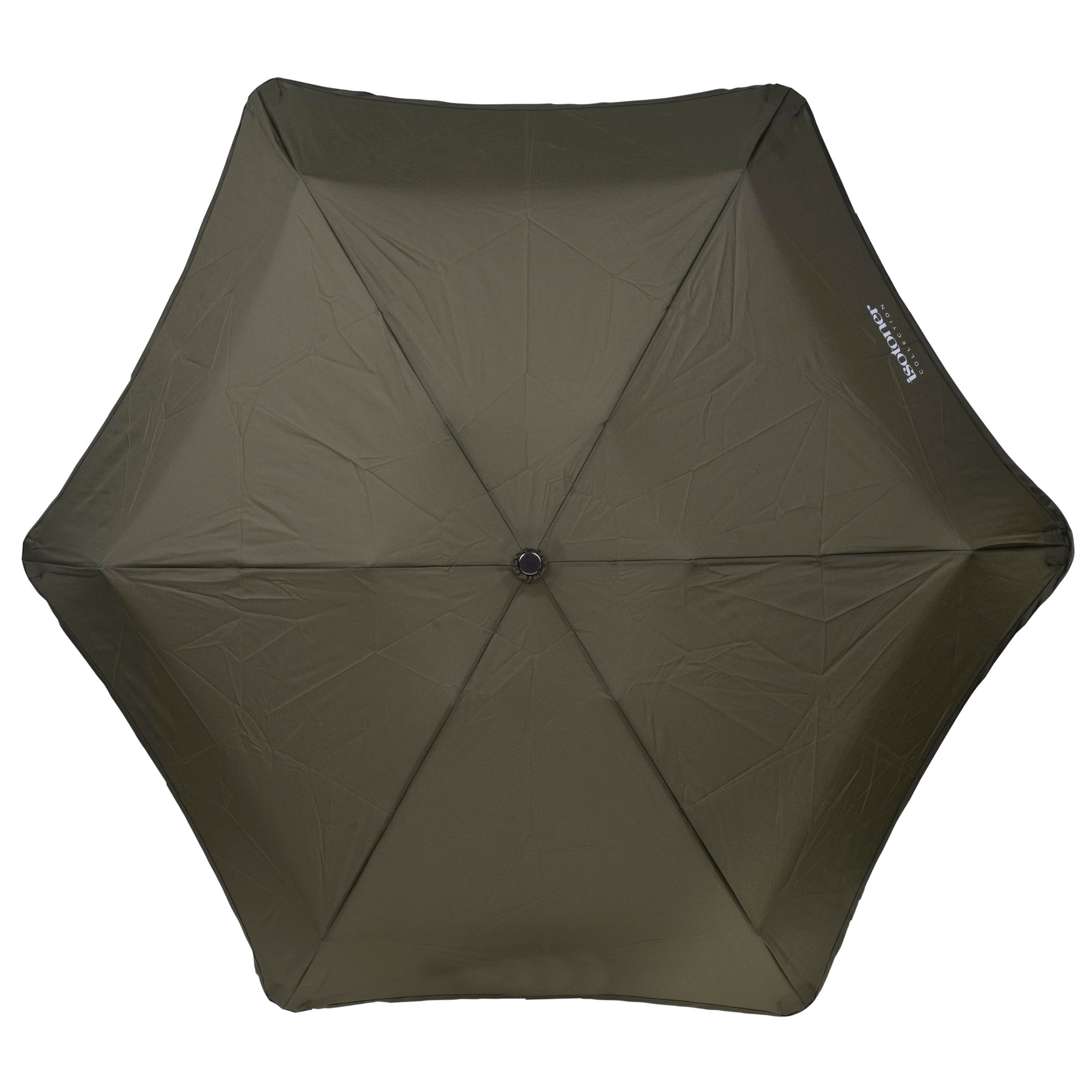 isotoner-parapluie-x-tra-solide-23-cm-kaki-automatique image 3