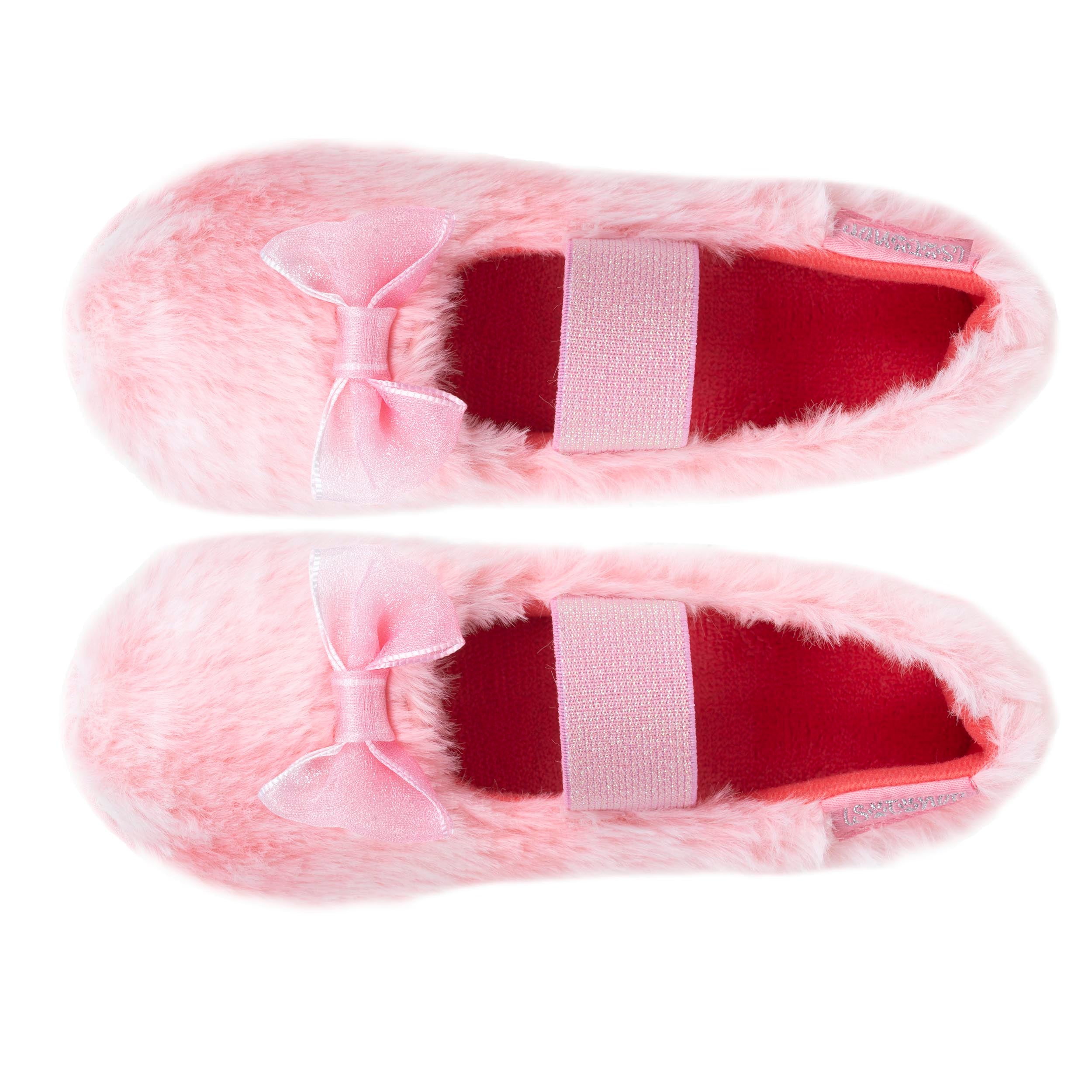 isotoner-chaussons-ballerines-enfant-fille-rose image 2