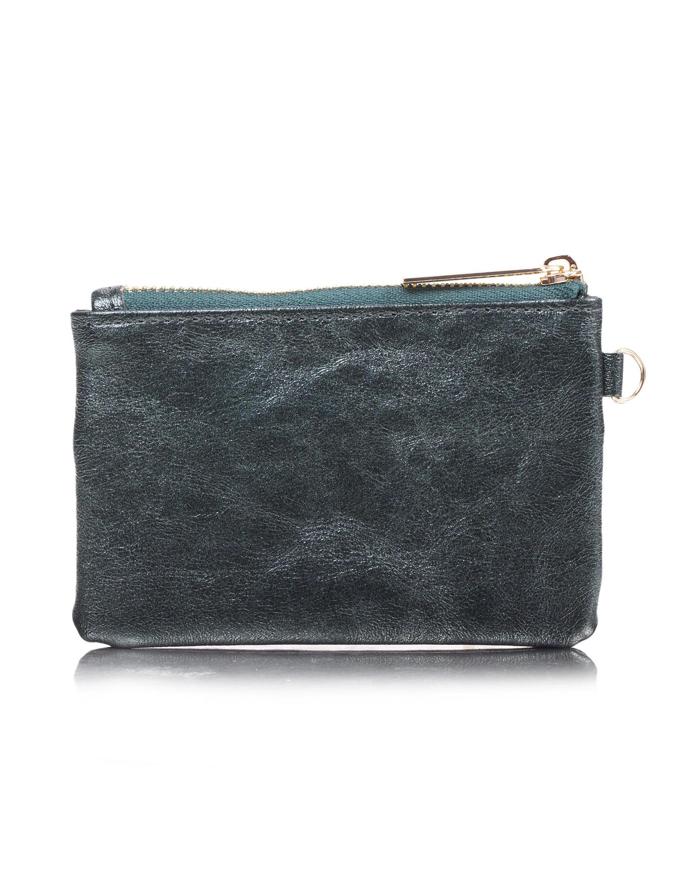 isotoner-porte-monnaie-femme-zipp-vert-rfid image 7