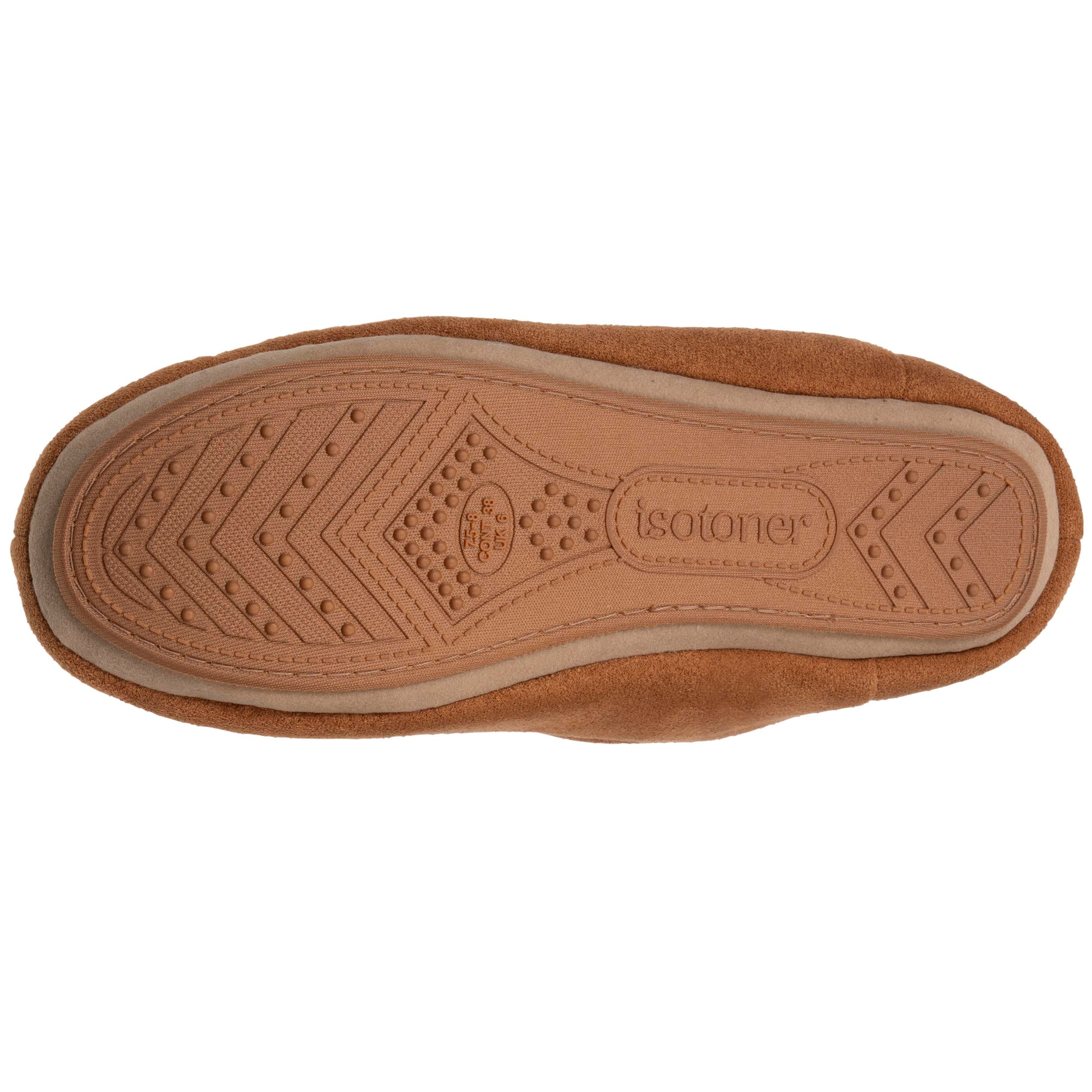 isotoner-chaussons-bottillons-bas-femme-camel image 5
