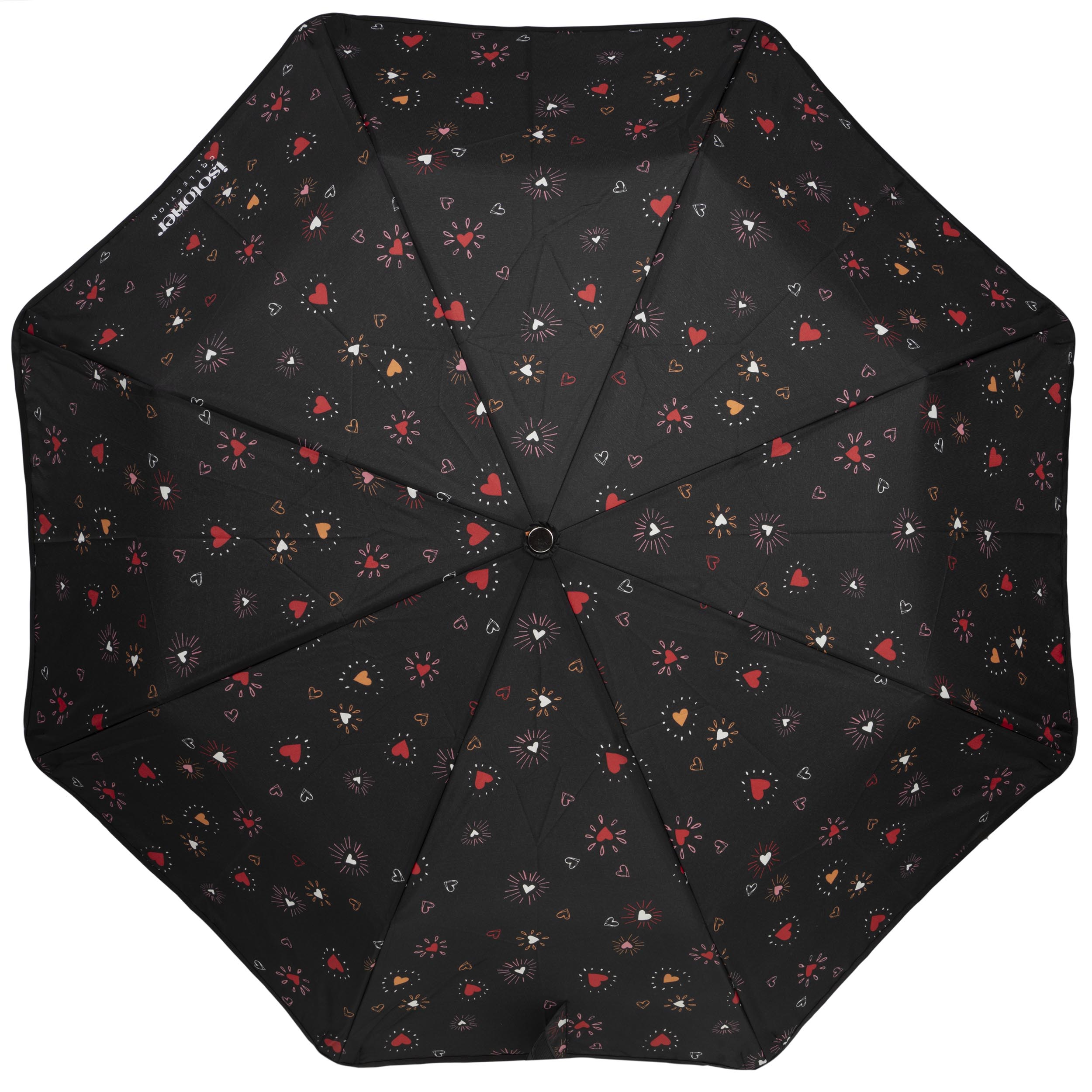 isotoner-parapluie-x-tra-solide-28-cm-coeur-rouge-automatique image 3