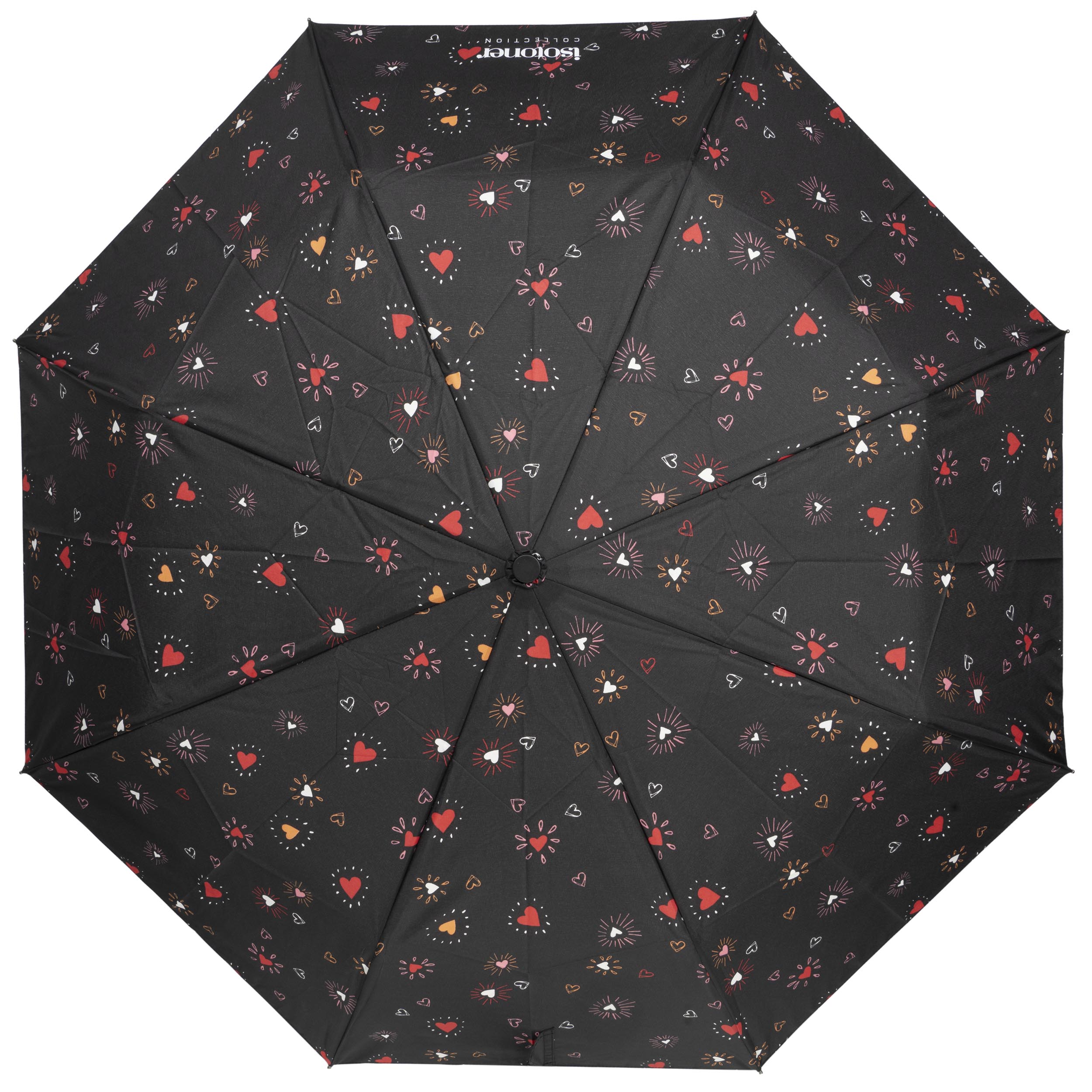 isotoner-parapluie-petit-prix-c-ur-rouge-23-cm image 3