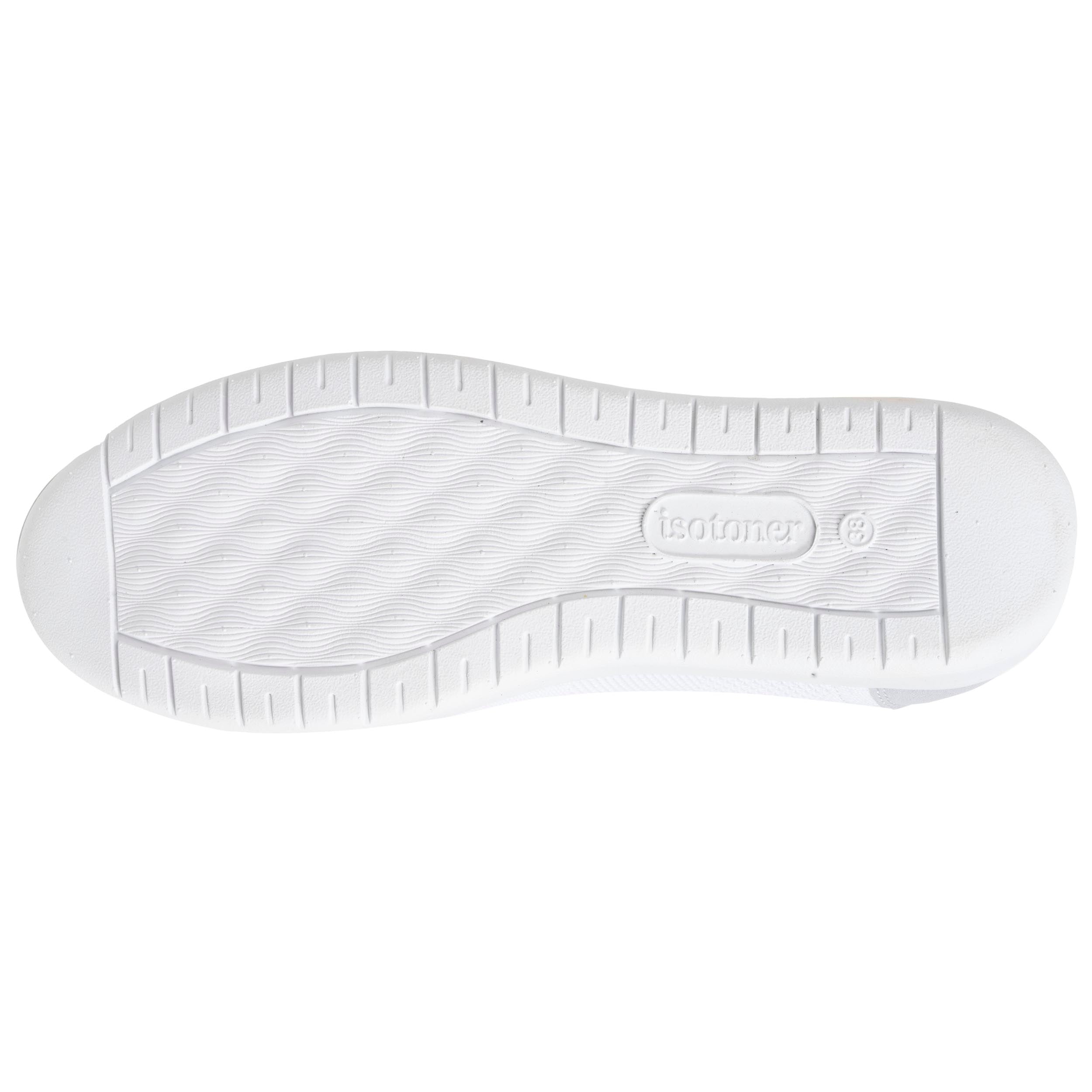 isotoner-ballerines-femme-slip-on-blanc-everywear image 5