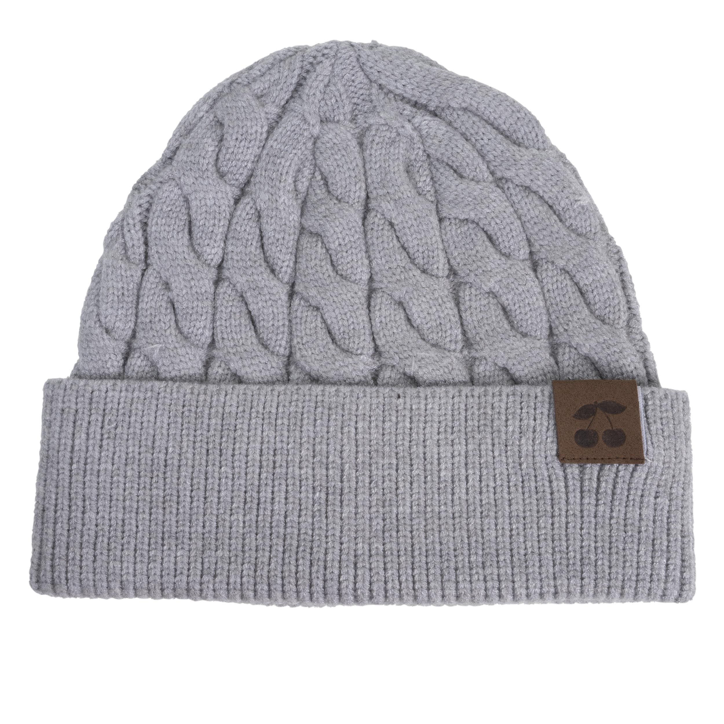 isotoner-bonnet-enfant-6-12-ans-ultra-doux-gris-cerise image 2