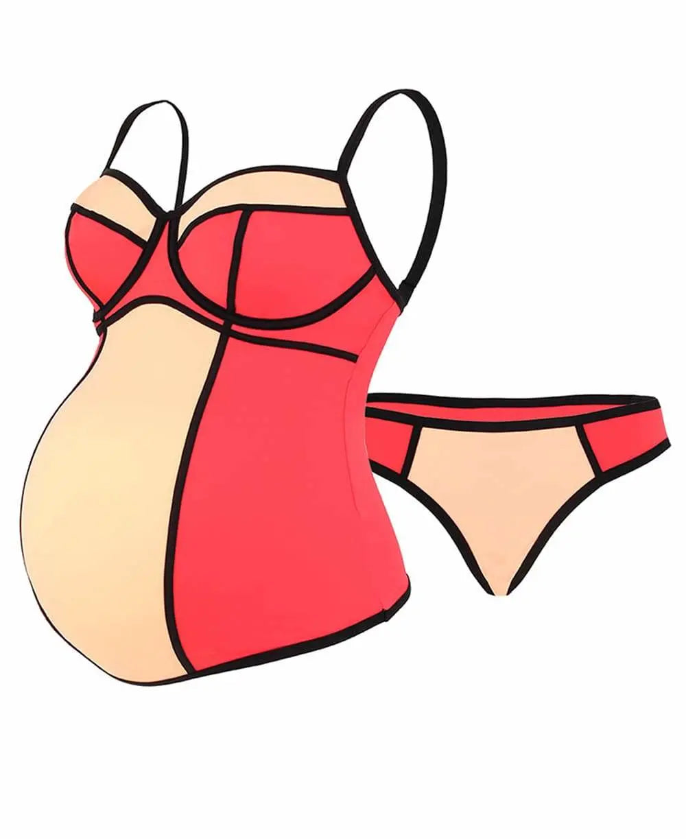 cache-c-ur-rosy-tankini-de-grossesse-avec-armatures-passion image 1