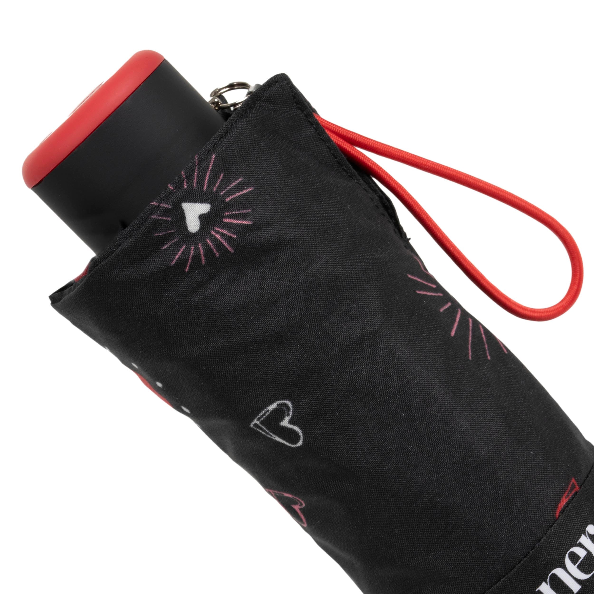 isotoner-parapluie-mini-slim-c-ur-rouge-les-premium image 5