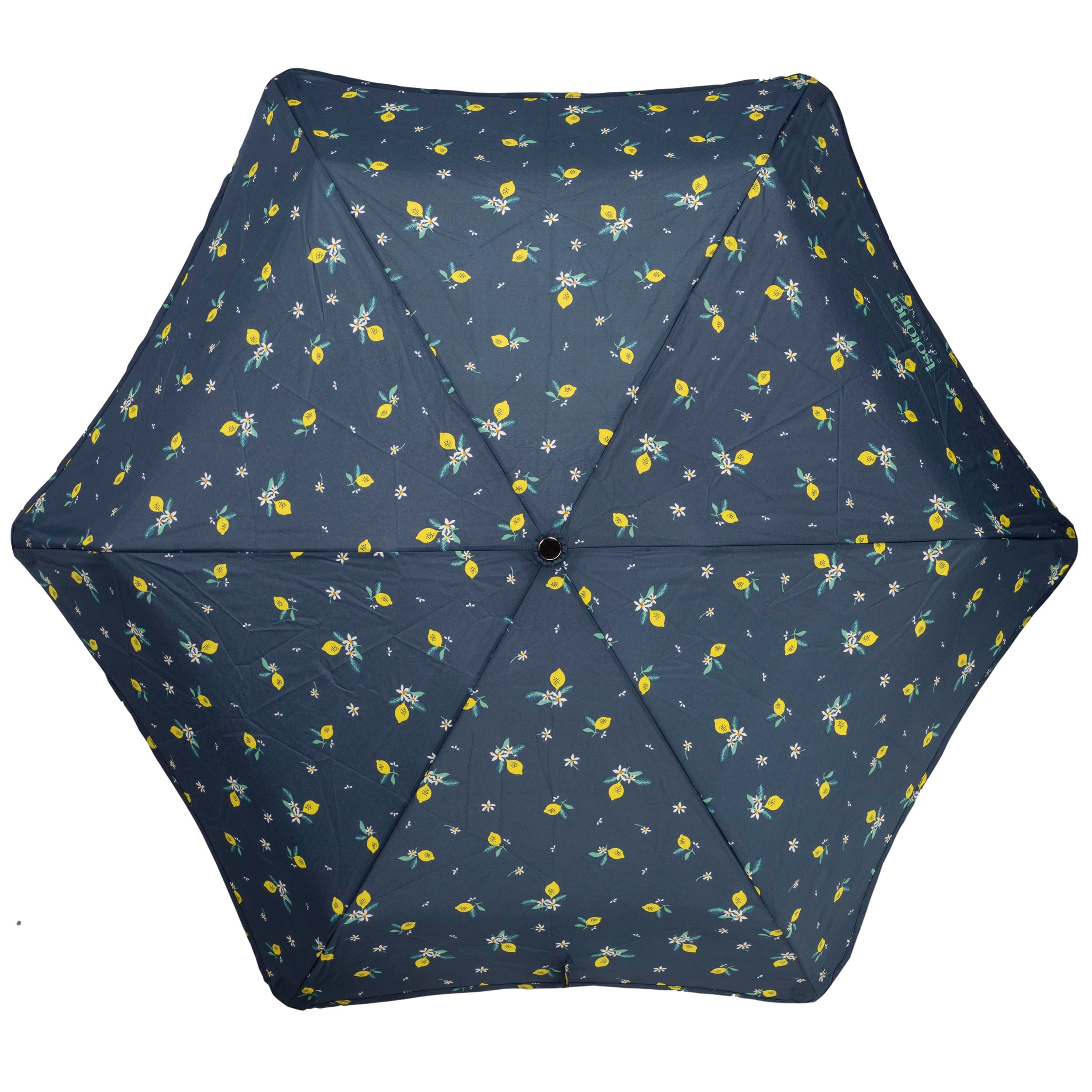 isotoner-parapluie-x-tra-solide-23-cm-automatique-citron-jaune image 3