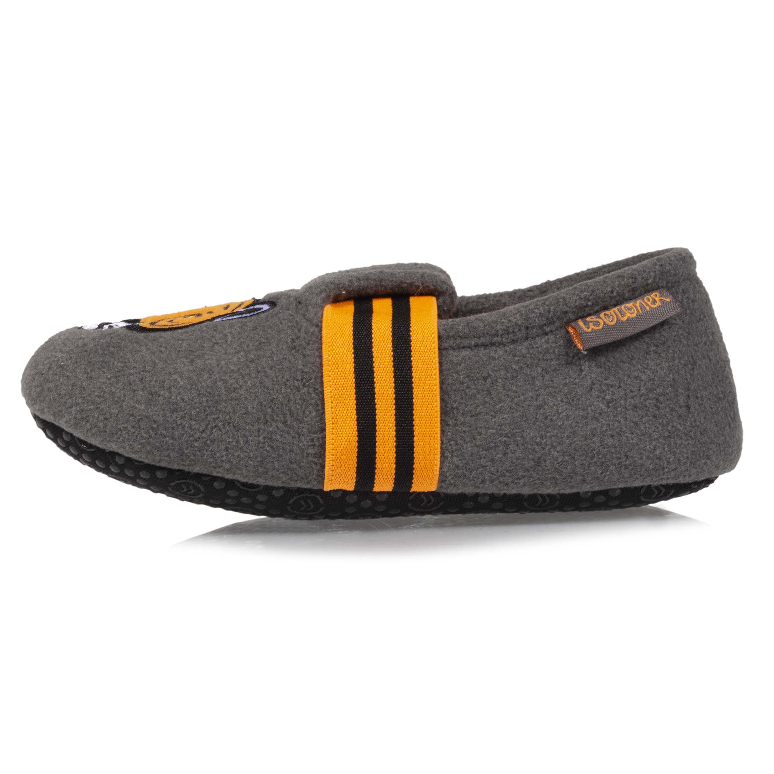 isotoner-chaussons-slippers-enfant-tigre-polaire-antid-rapant image 3