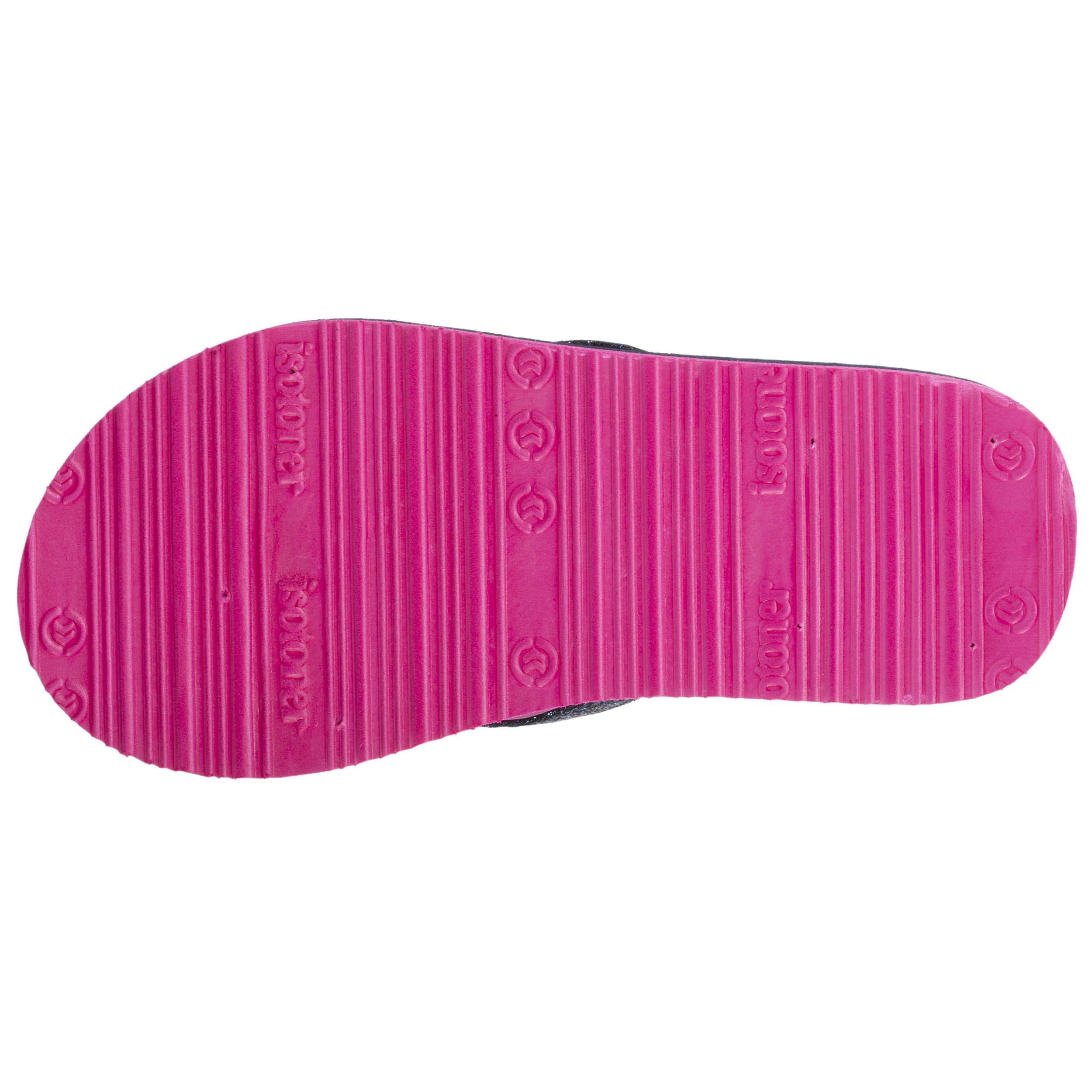 isotoner-tongs-enfant-fille-sir-ne-et-toile-marine image 4
