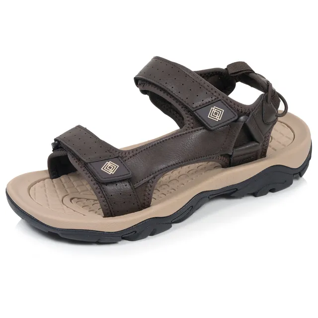 isotoner-sandales-homme-sport-marron-fonc-everywear image 1