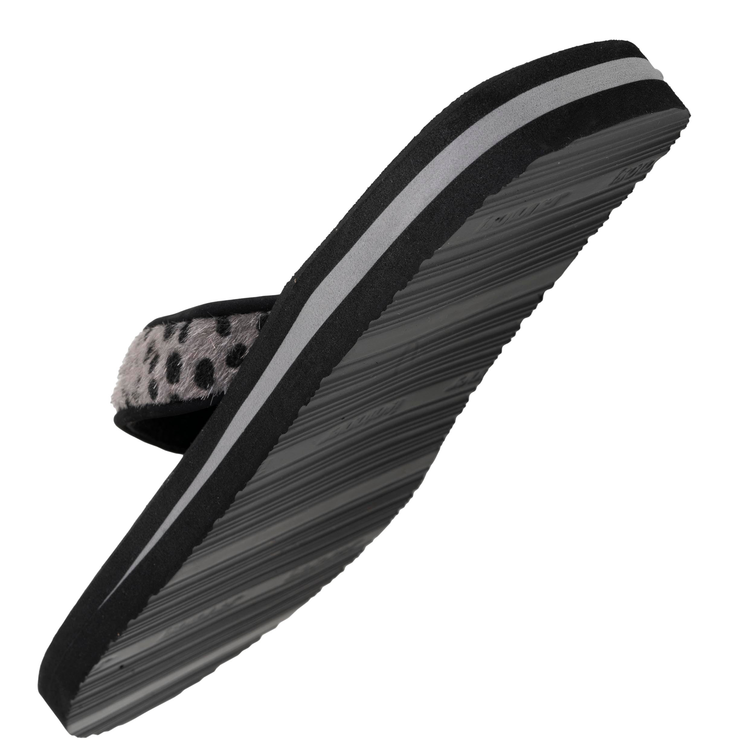isotoner-tongs-femme-yoga-jungle-l-opard-noir image 5