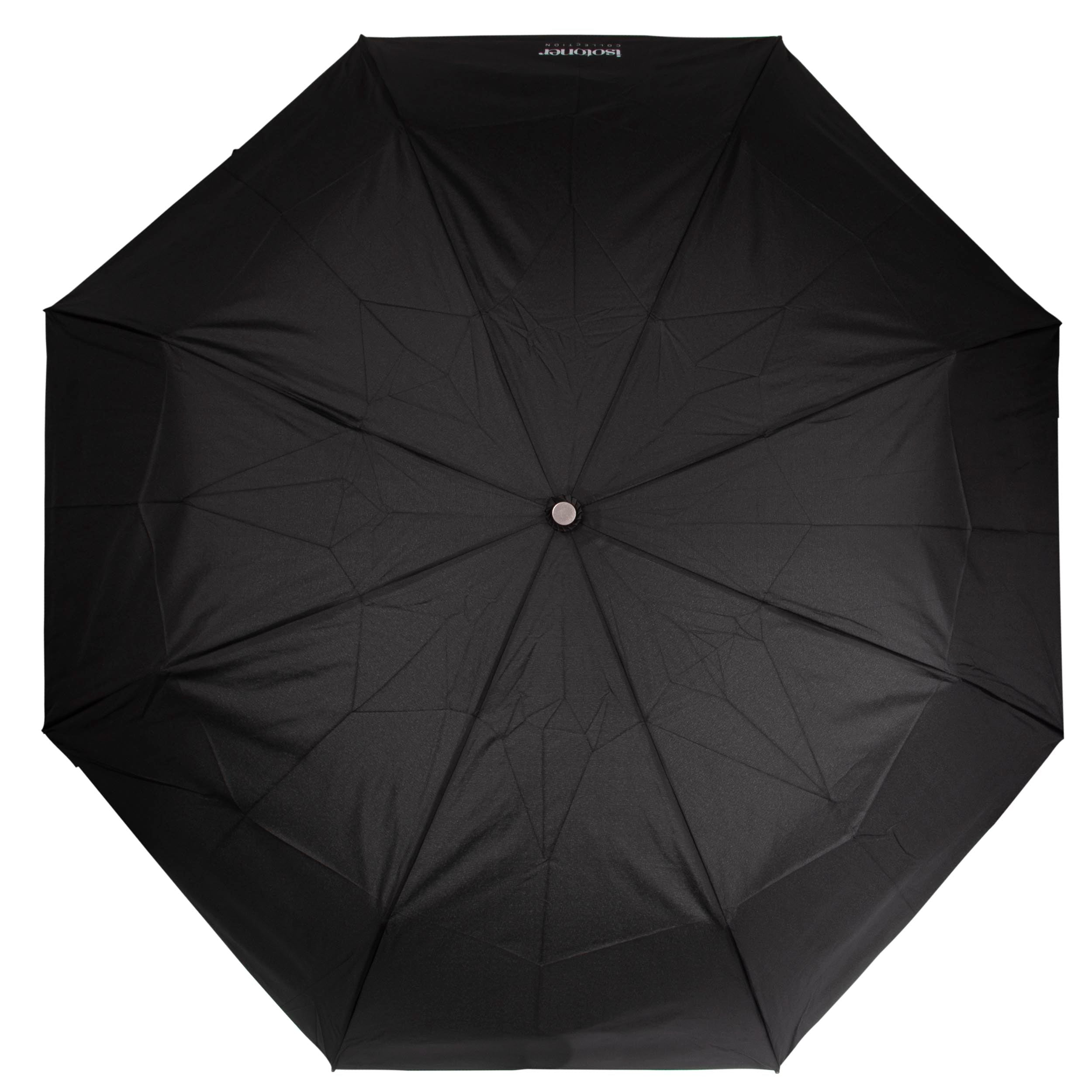 isotoner-parapluie-crook-bois-x-tra-solide-noir-deluxe image 4