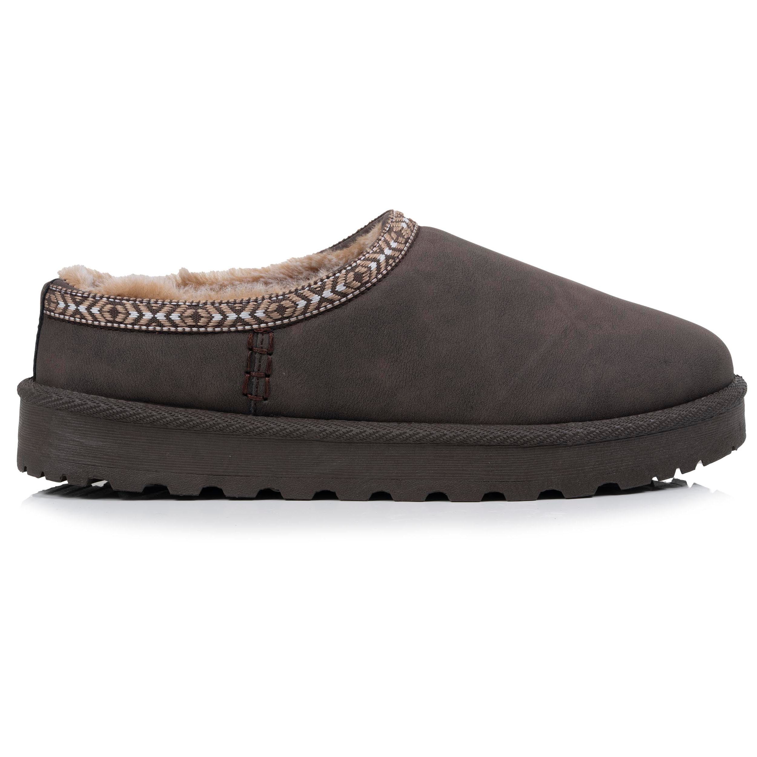 isotoner-sabots-cozy-femme-fourr-s-marron-everywear image 8