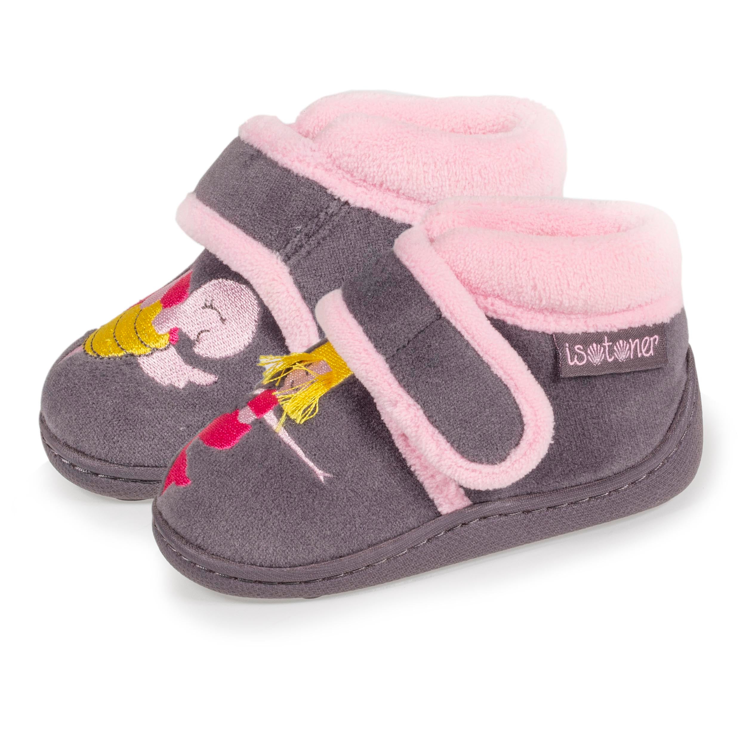 isotoner-chaussons-bottillons-b-b-enfant-sir-ne image 1