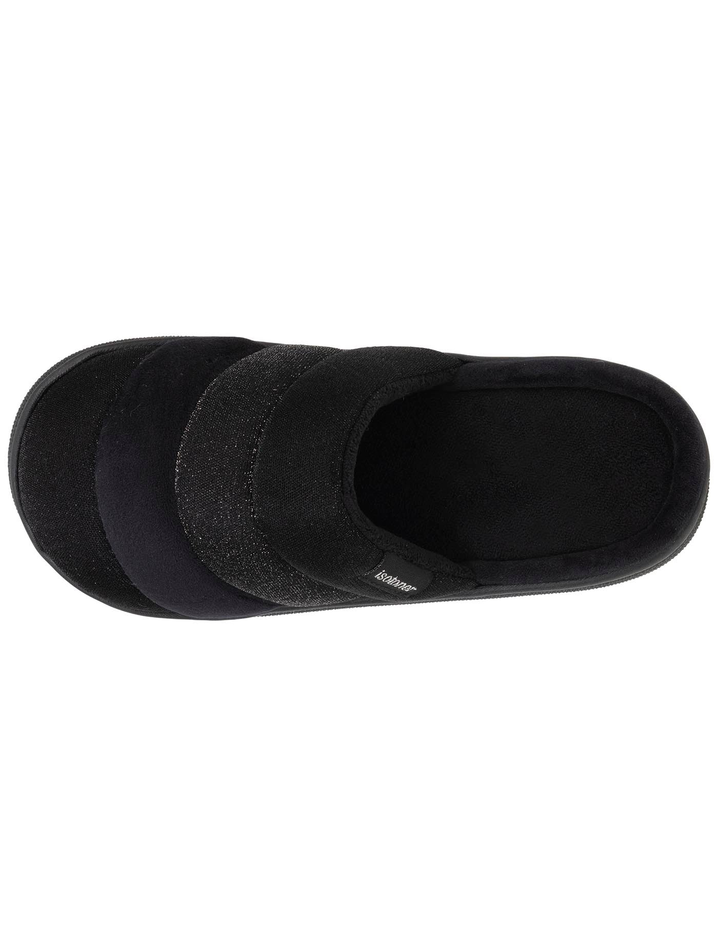 isotoner-chaussons-mules-femme-bloup-noir image 7