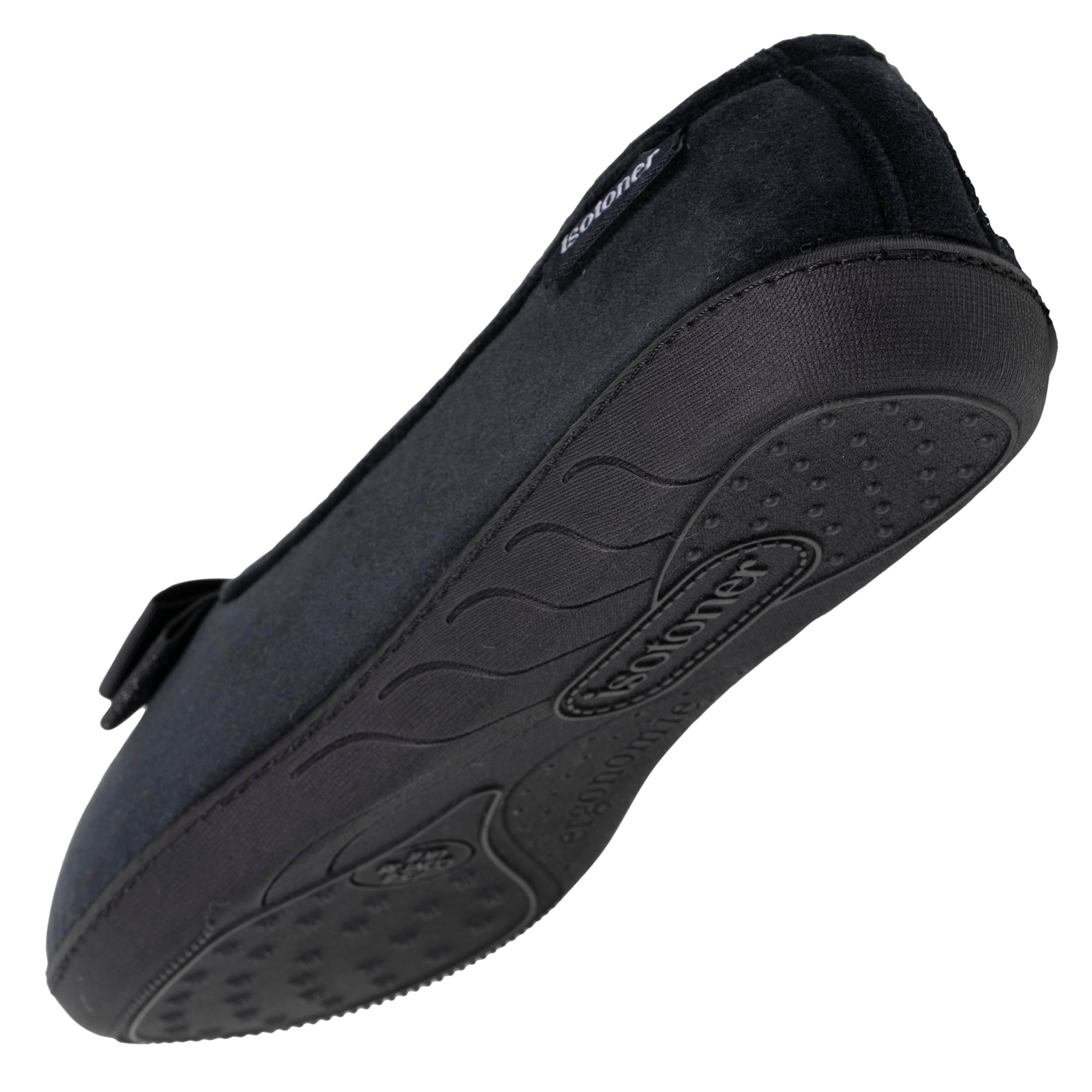 isotoner-chaussons-ballerines-femme-ergonomiques-noir image 5