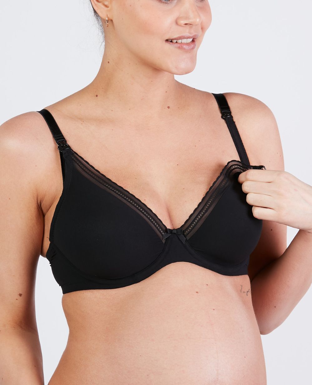 cache-c-ur-milk-soutien-gorge-de-grossesse-et-d-allaitement-armatures-noir image 3