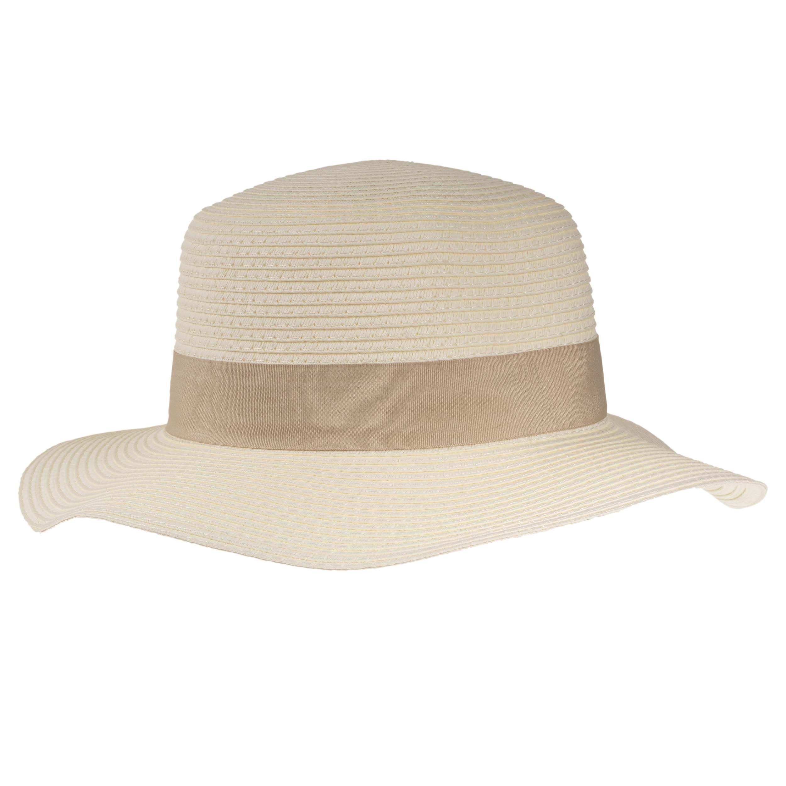 isotoner-chapeau-canotier-femme-beige-paille image 2
