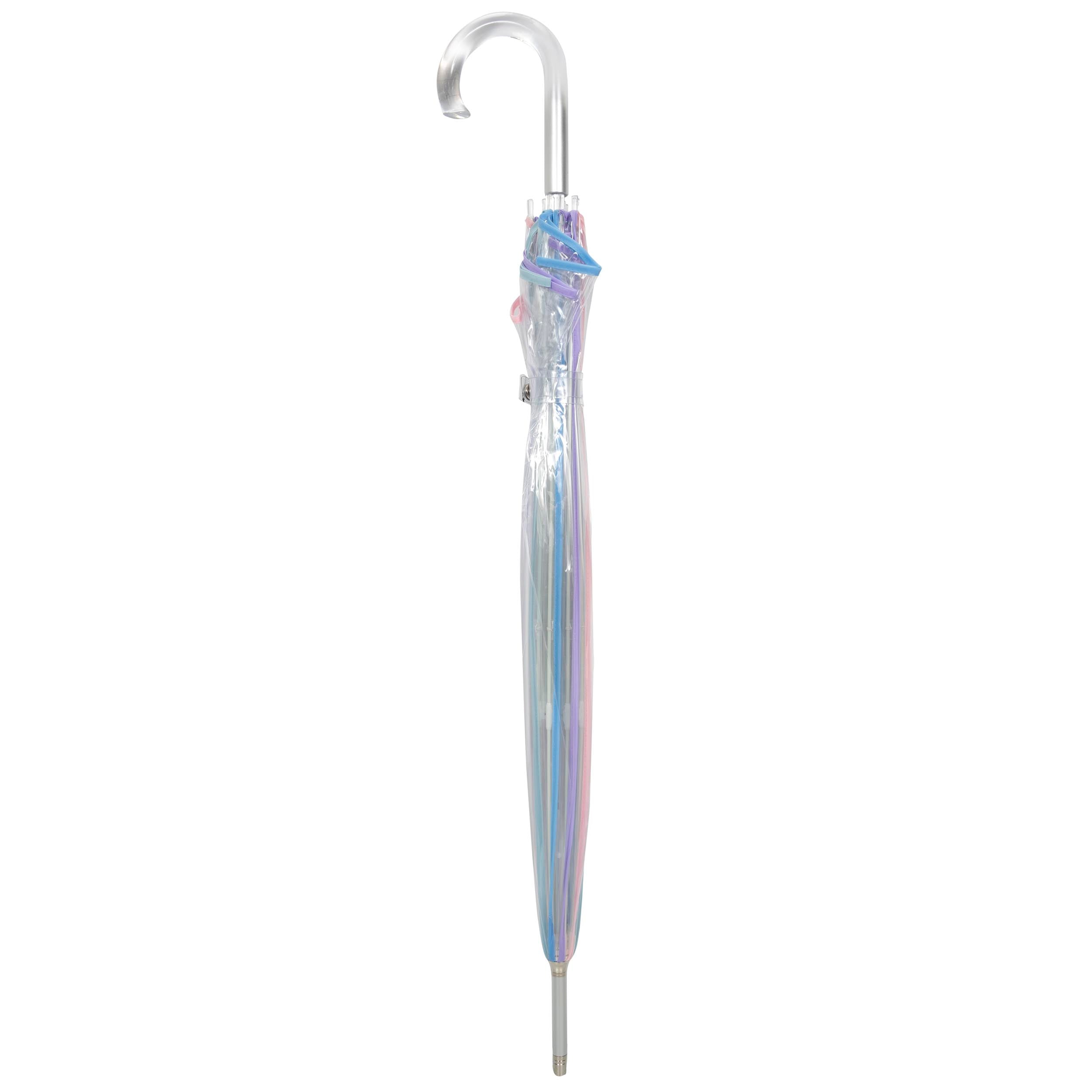 isotoner-parapluie-cloche-transparent-pvc-pastel image 4