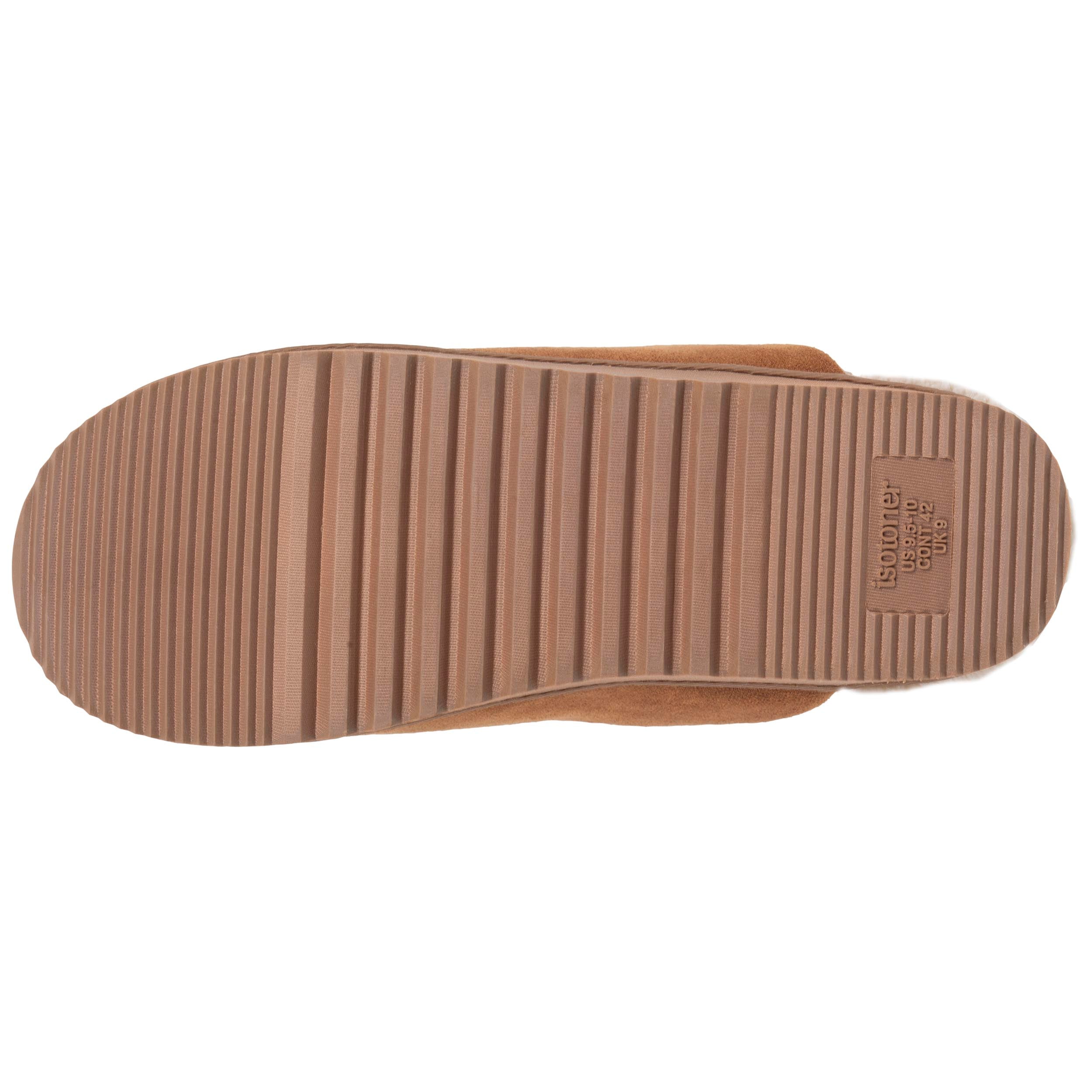 isotoner-chaussons-mules-homme-camel-sherpa image 5
