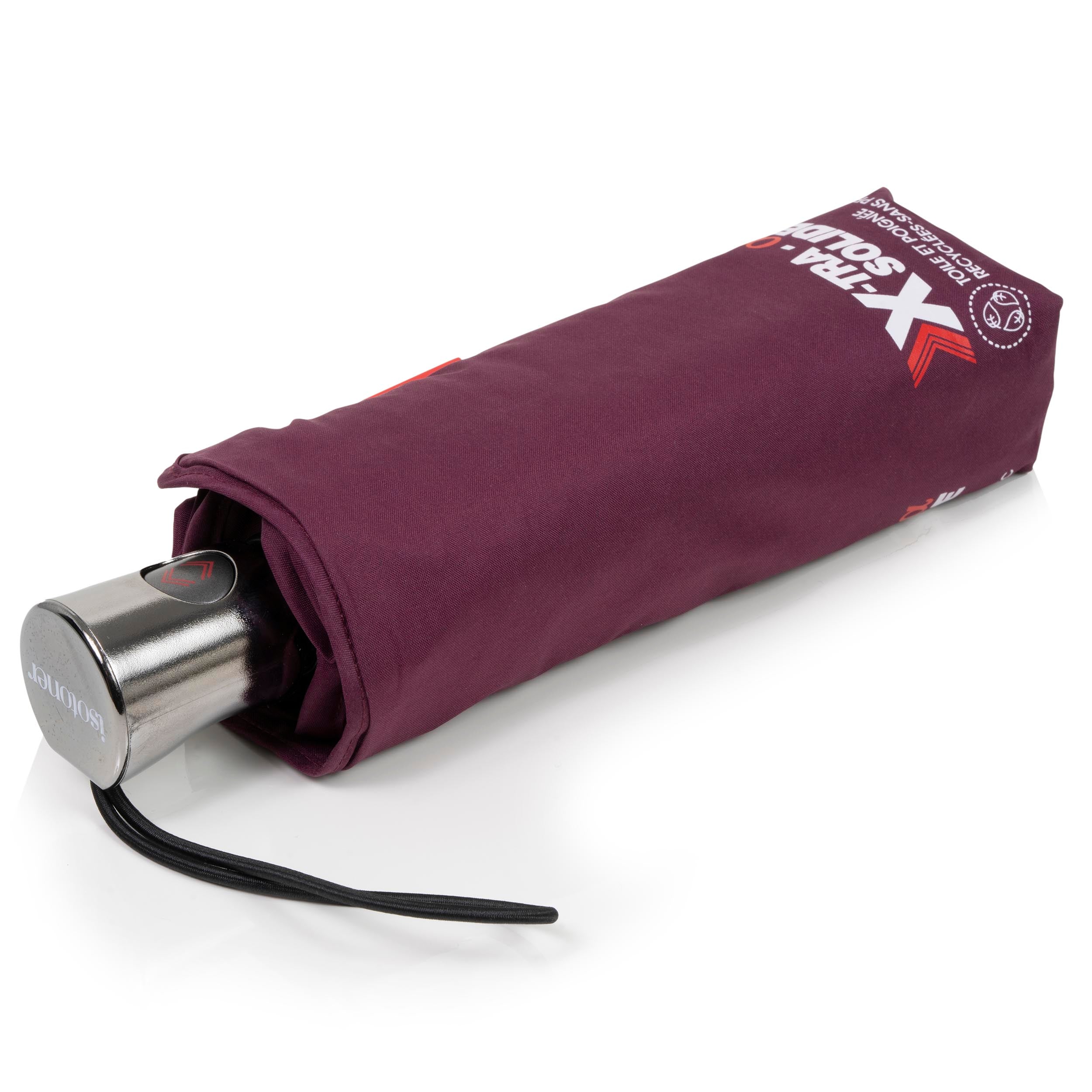 isotoner-parapluie-x-tra-solide-alpha-23-cm-prune image 1