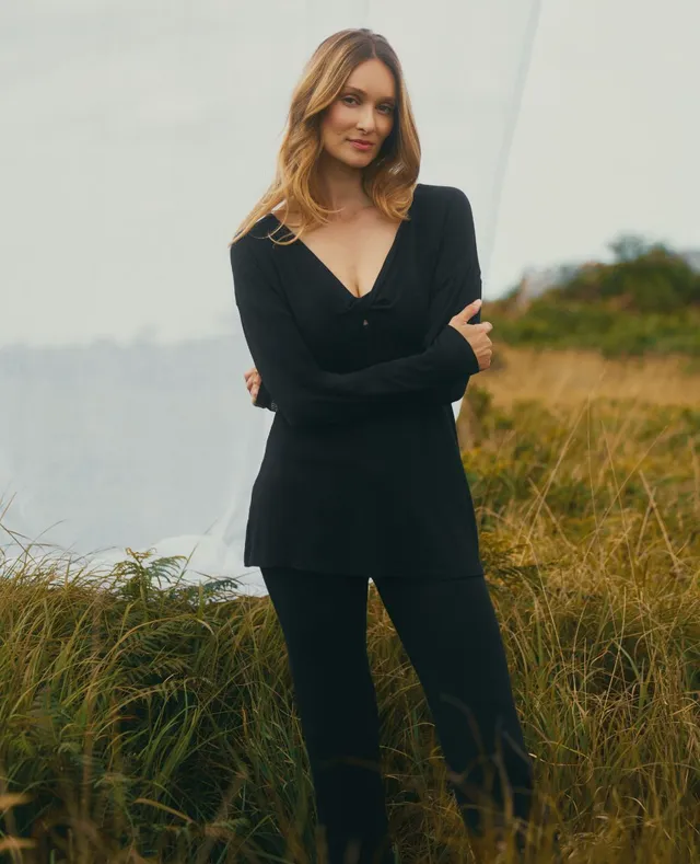 cache-c-ur-louna-pantalon-de-maternit-bambou-noir image 1