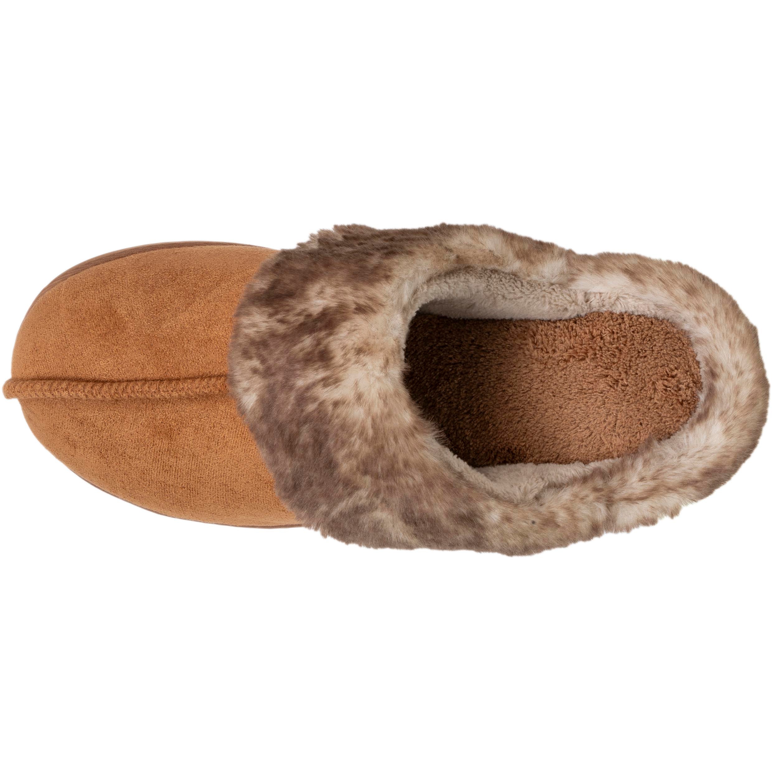 isotoner-chaussons-mules-femme-camel image 2