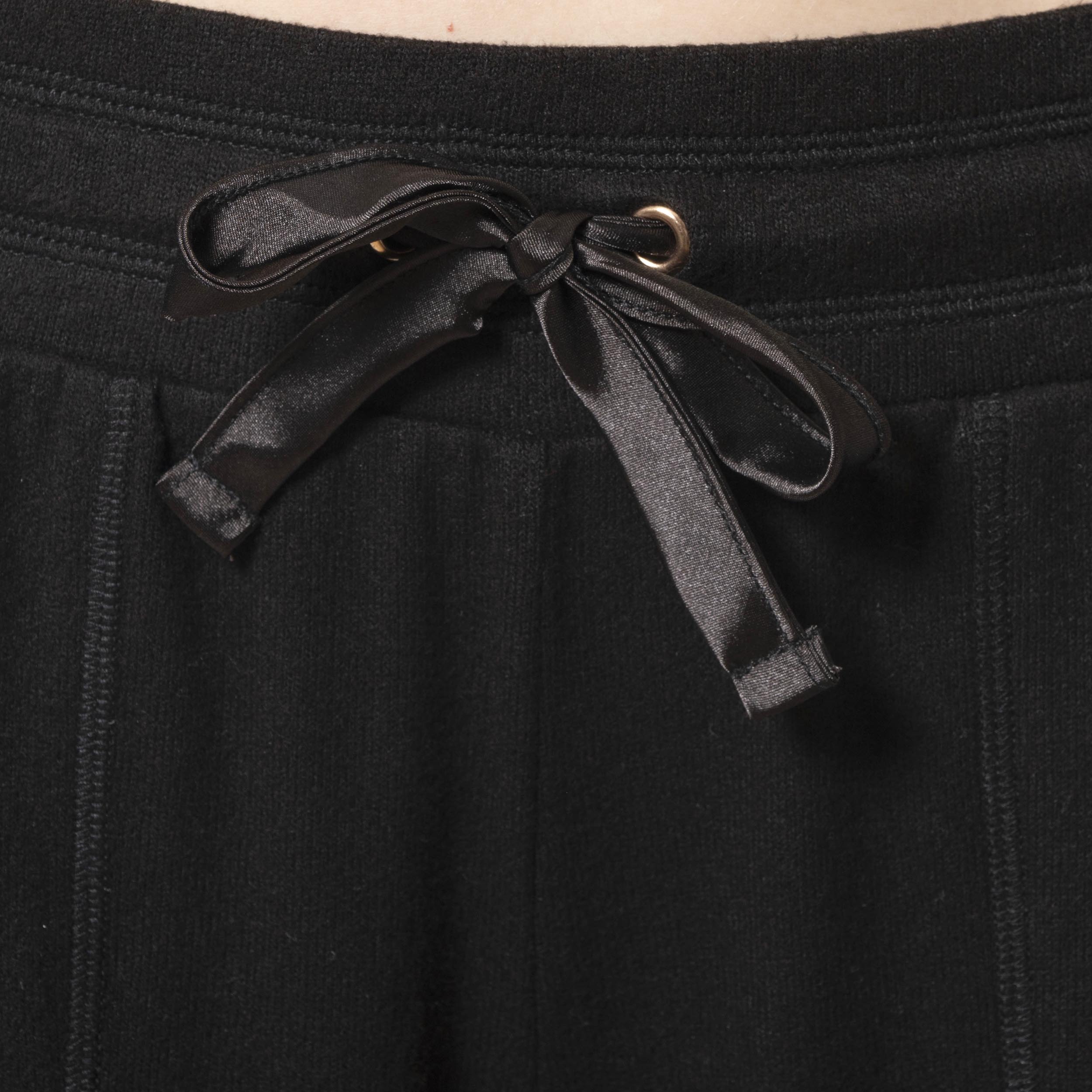 isotoner-pantalon-large-femme-noir-viscose-ecovero image 2