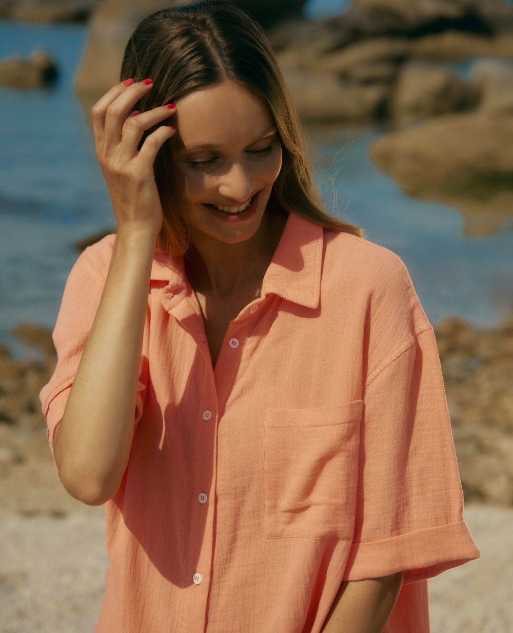 cache-c-ur-chemise-de-nuit-de-maternit-ice-cream-abricot image 8