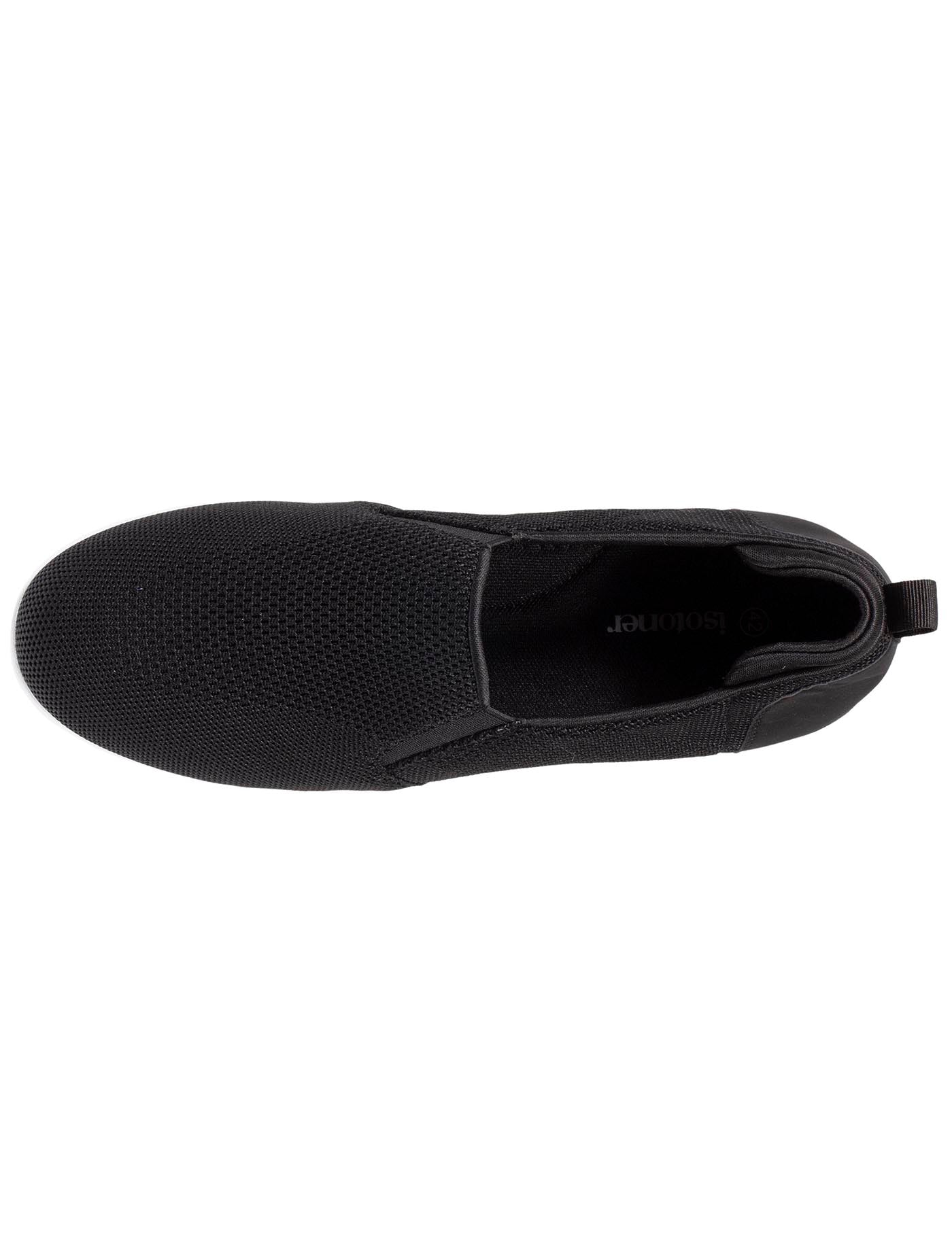 isotoner-baskets-homme-enfiler-noires-everywear image 7