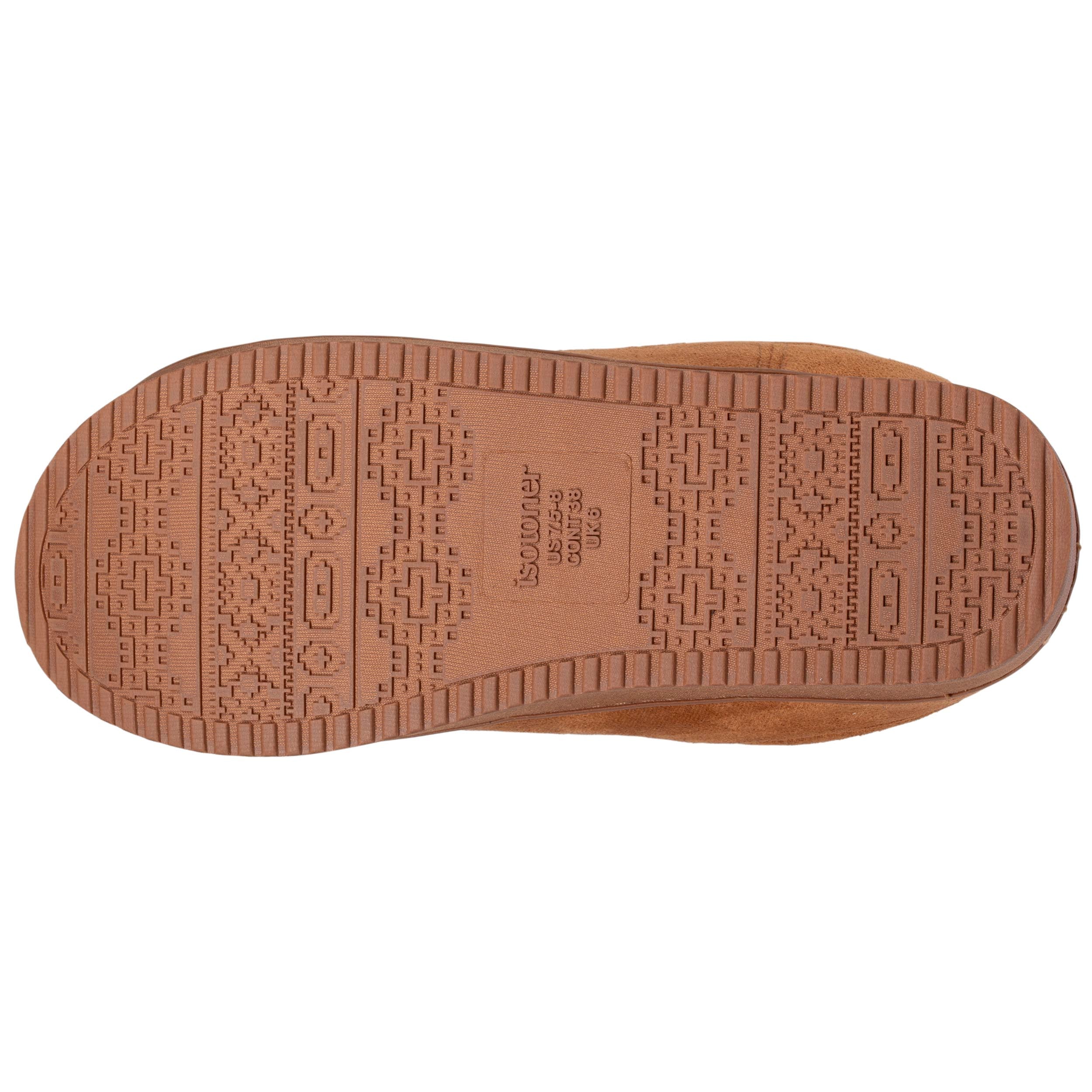 isotoner-chaussons-mules-plateforme-femme-camel image 4