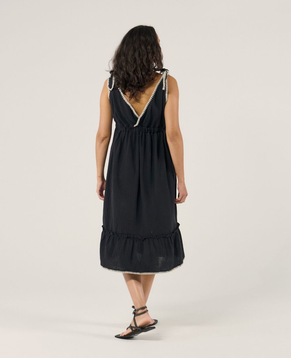 cache-c-ur-gaia-robe-d-allaitement-midi-boh-me-noir image 4