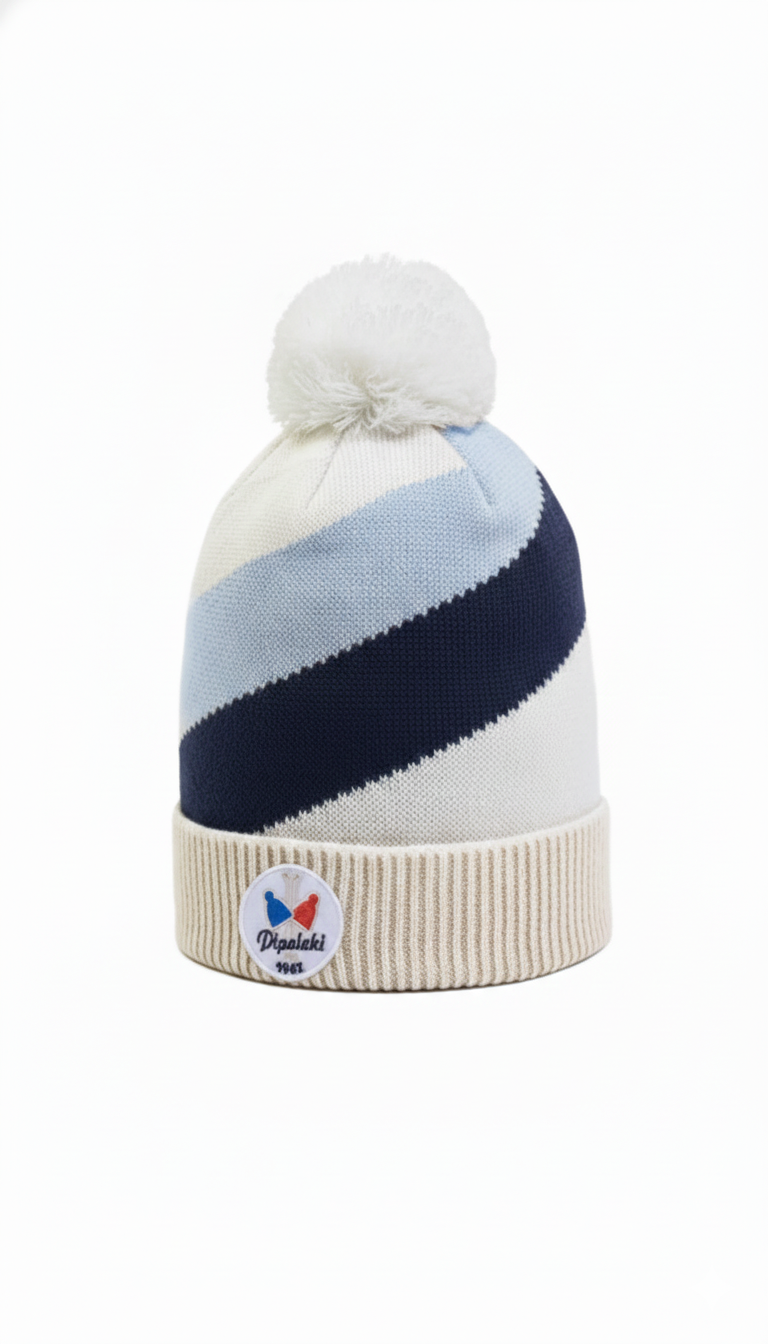 bonnet-pipolaki-sigal-pompon-motifs-ski-doublure-polaire image 4