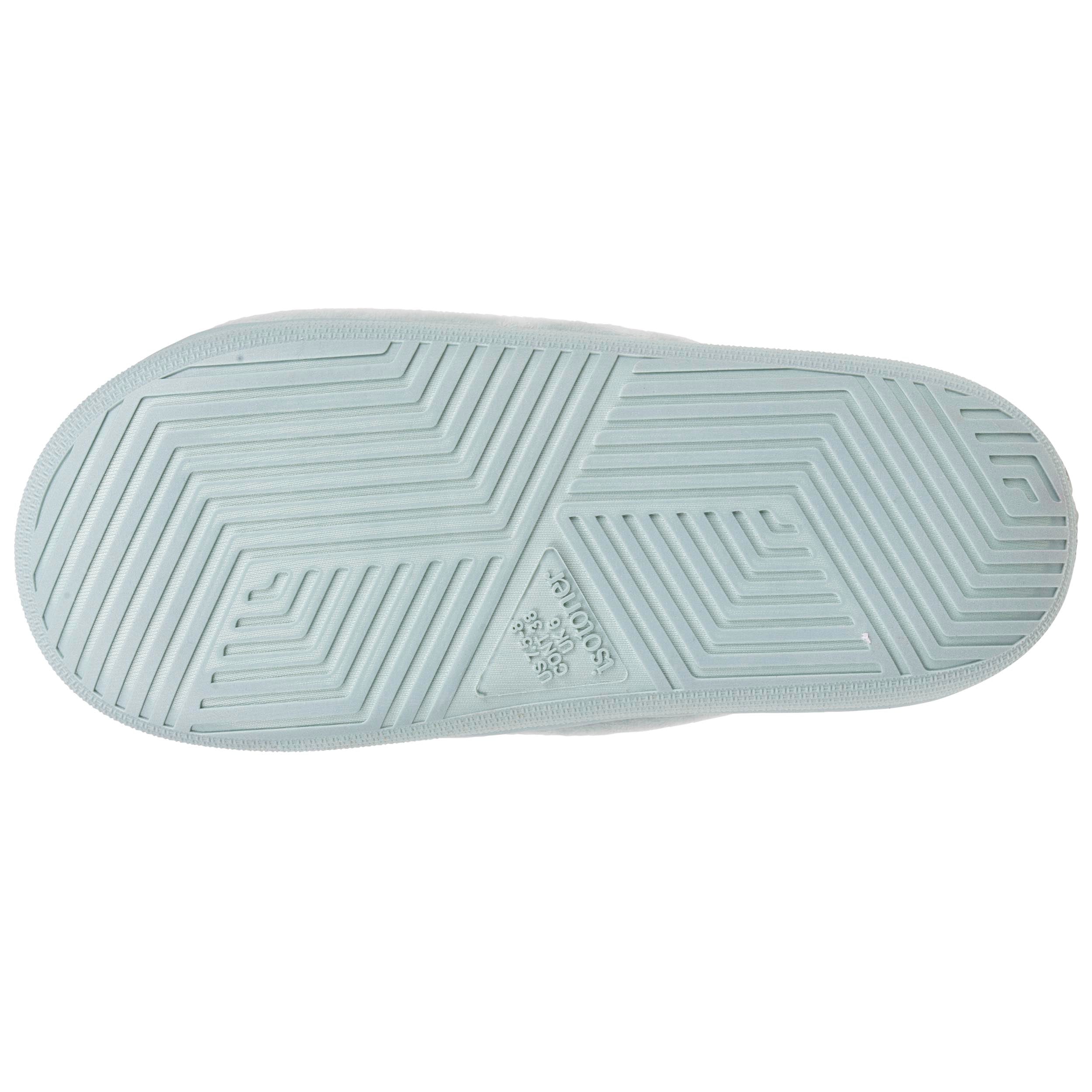 isotoner-chaussons-sandales-femme-bloup-vert-amande image 4