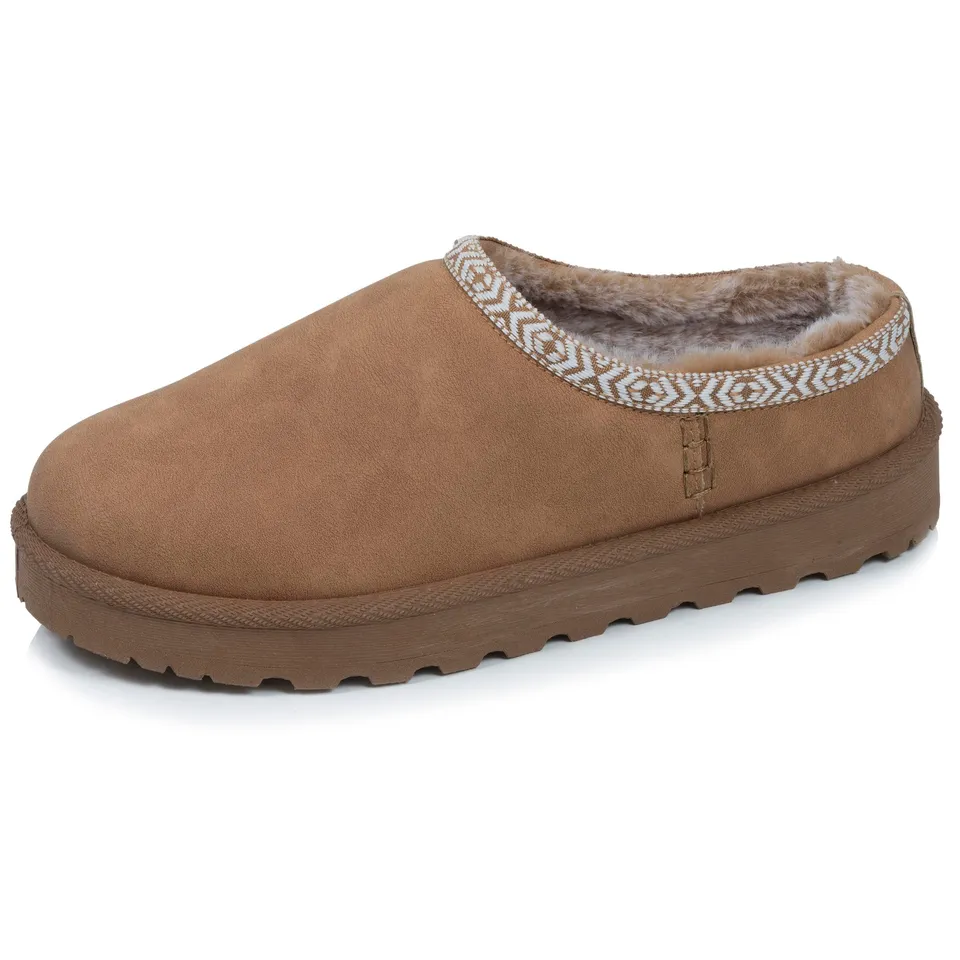 isotoner-sabots-cozy-femme-fourr-s-camel-everywear-m-moire-de-forme image 1