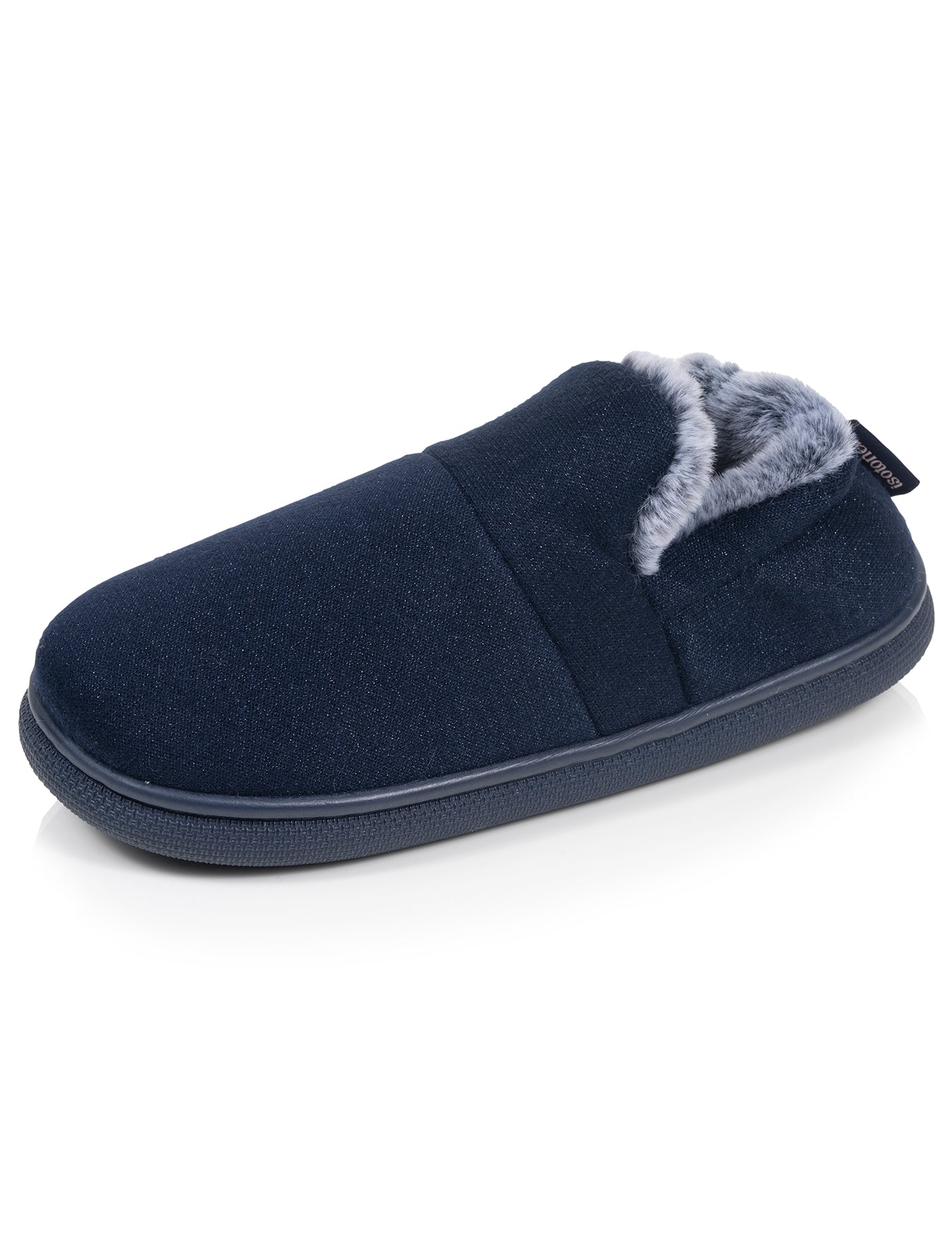 isotoner-chaussons-slippers-femme-bloup-marine-confort-longue-dur-e image 6