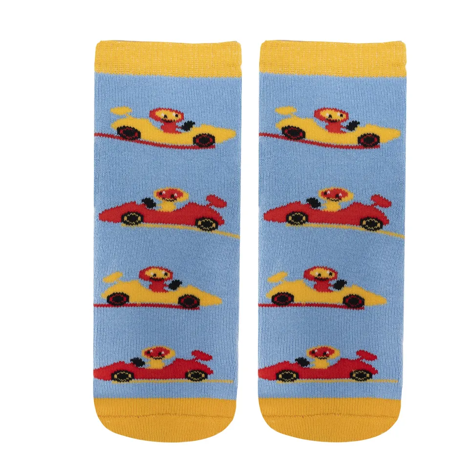 isotoner-chaussettes-anti-d-rapantes-enfant-jaune-1-4-ans image 1